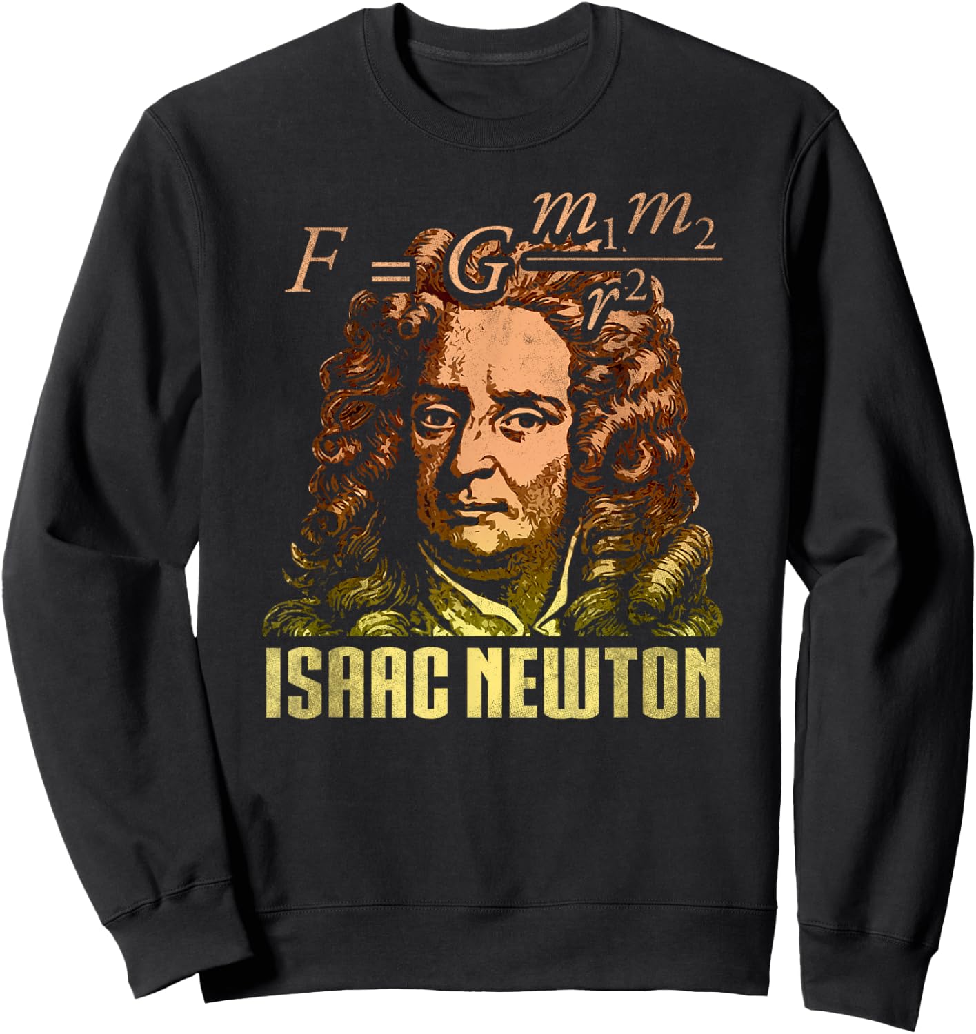 Isaac Newton Gravitation Physicist Physics Science Astronomy Sweatshirt - Sweatshirt | Black