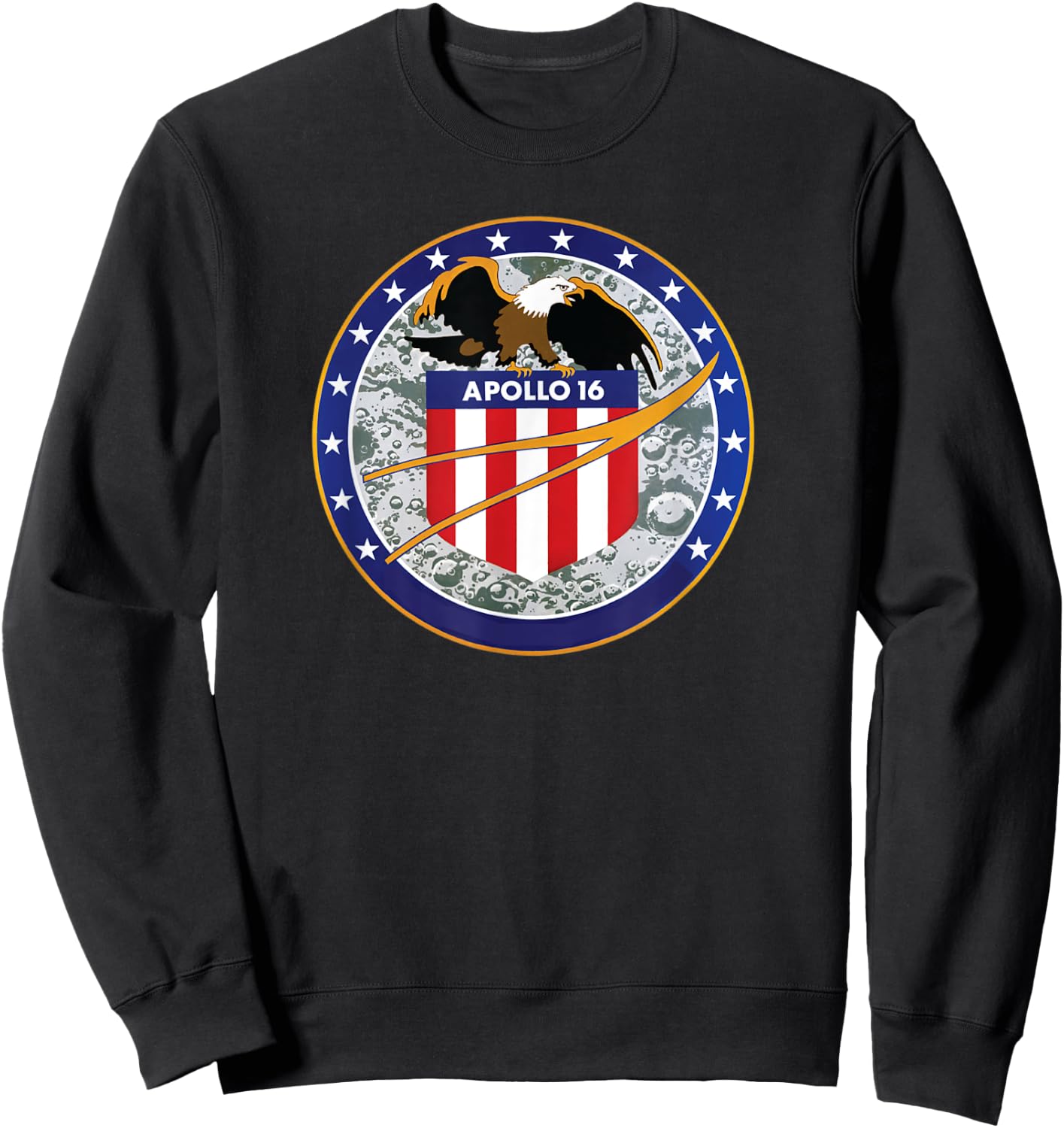 NASA Apollo 16 Sweatshirt - Sweatshirt | Black