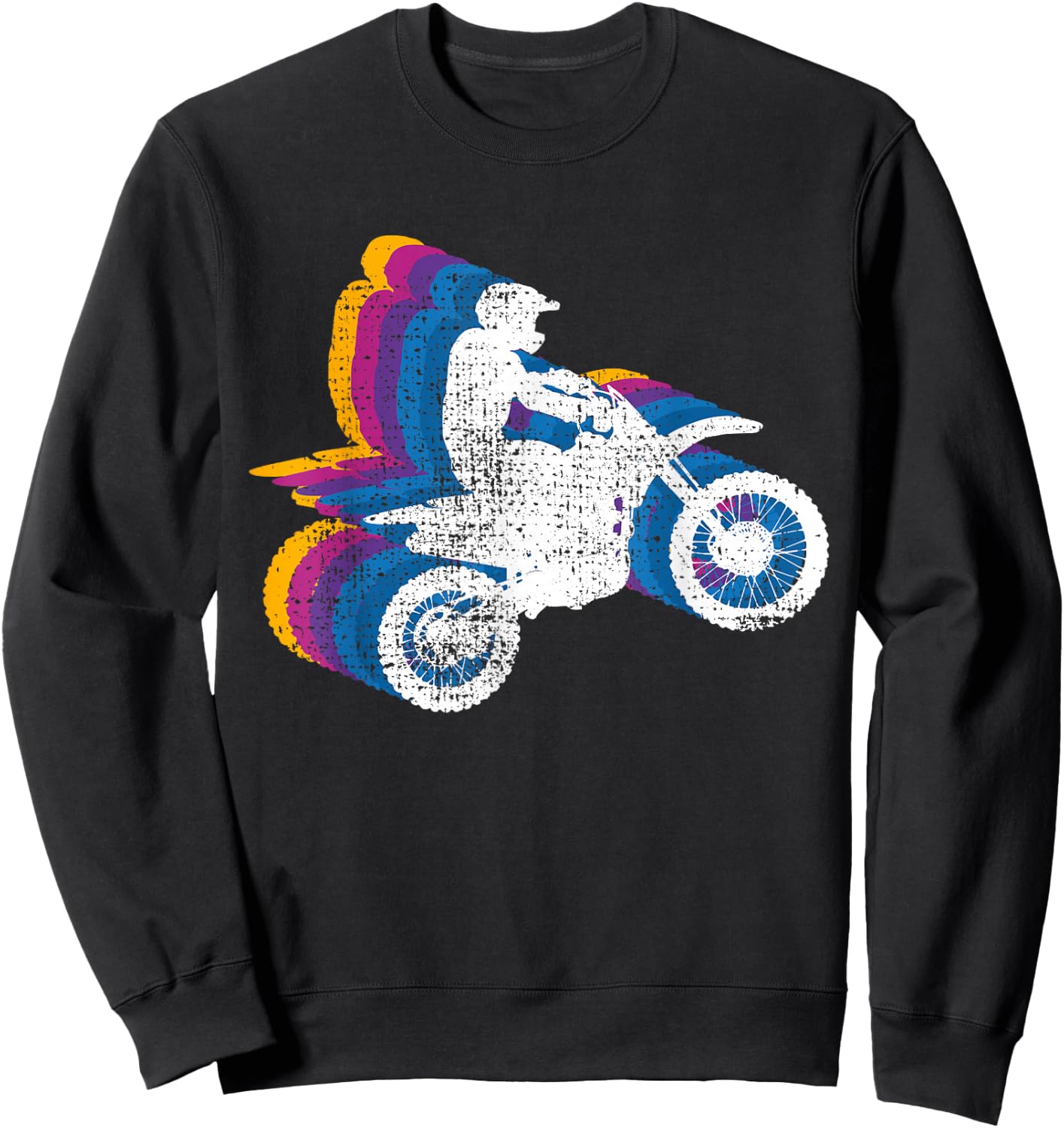 Motocross Motorcross Dirt Bike Gift Sweatshirt - Sweatshirt | Black