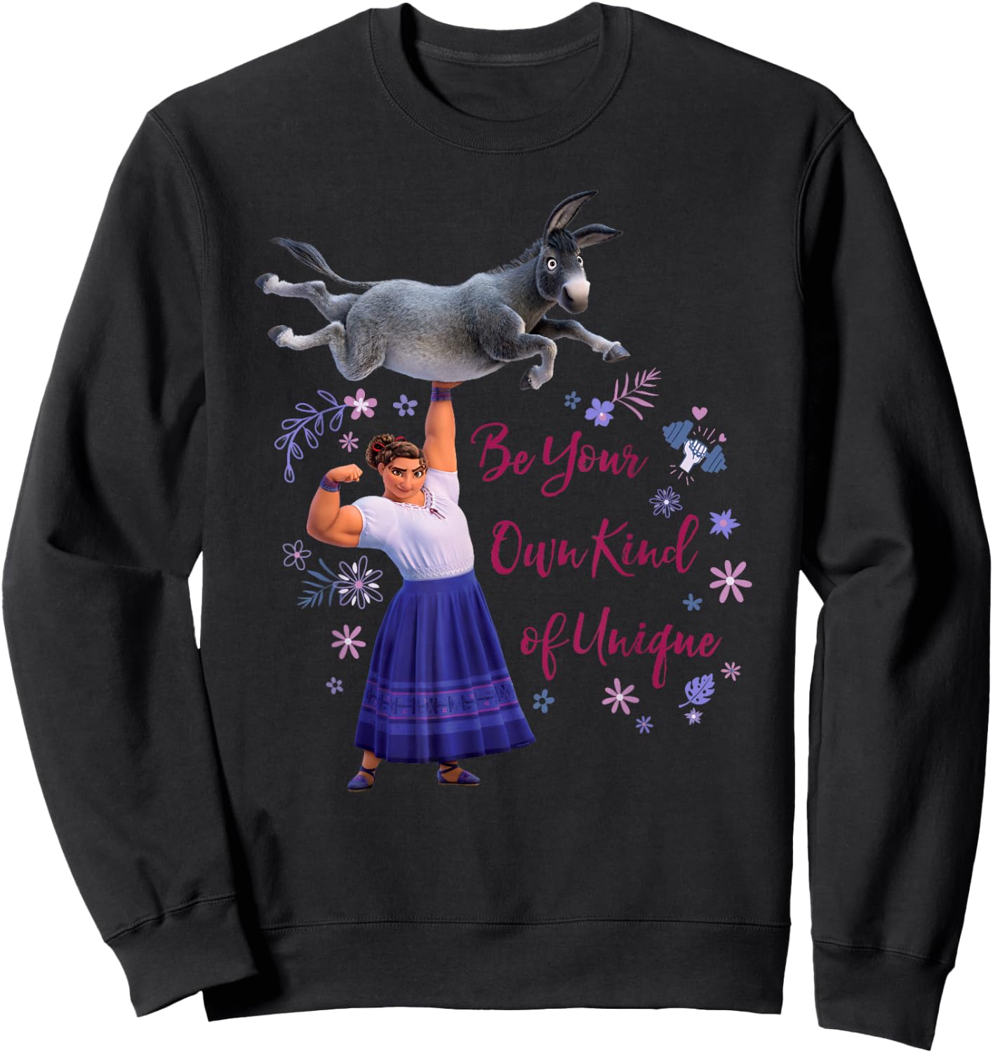 Disney Encanto Luisa Madrigal Be Your Own Kind of Unique Sweatshirt - Sweatshirt | Black