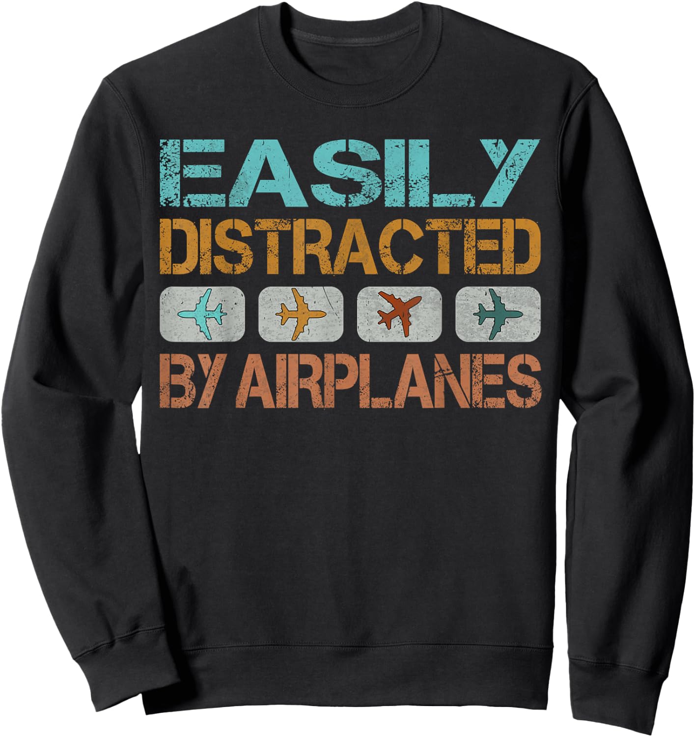 Funny Aviation Pilot -Child Classic Black Sweatshirt - Sweatshirt | Black