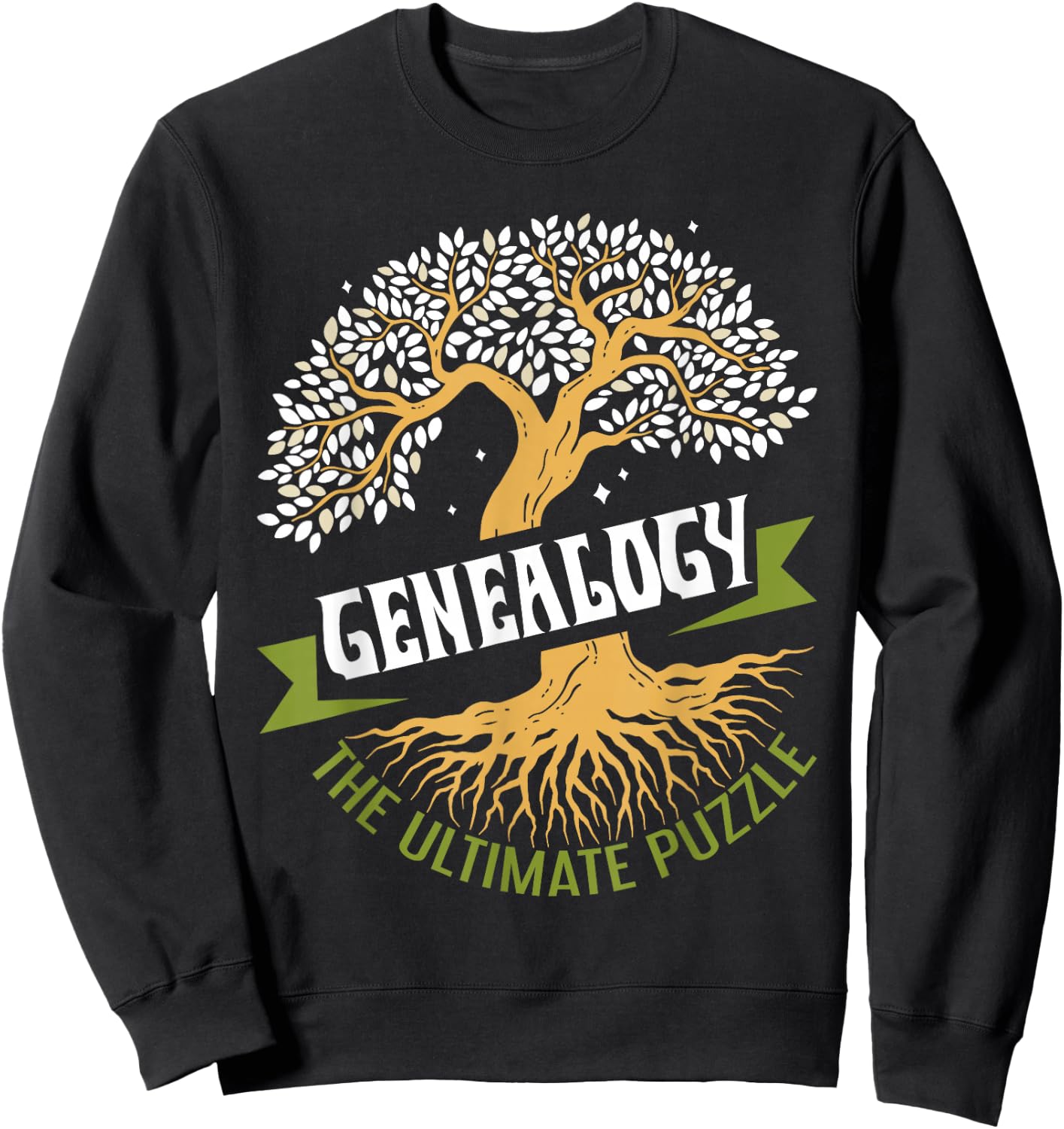 Genealogy The Ultimate Puzzle - Genealogist Ancestry Sweatshirt - Sweatshirt | Black