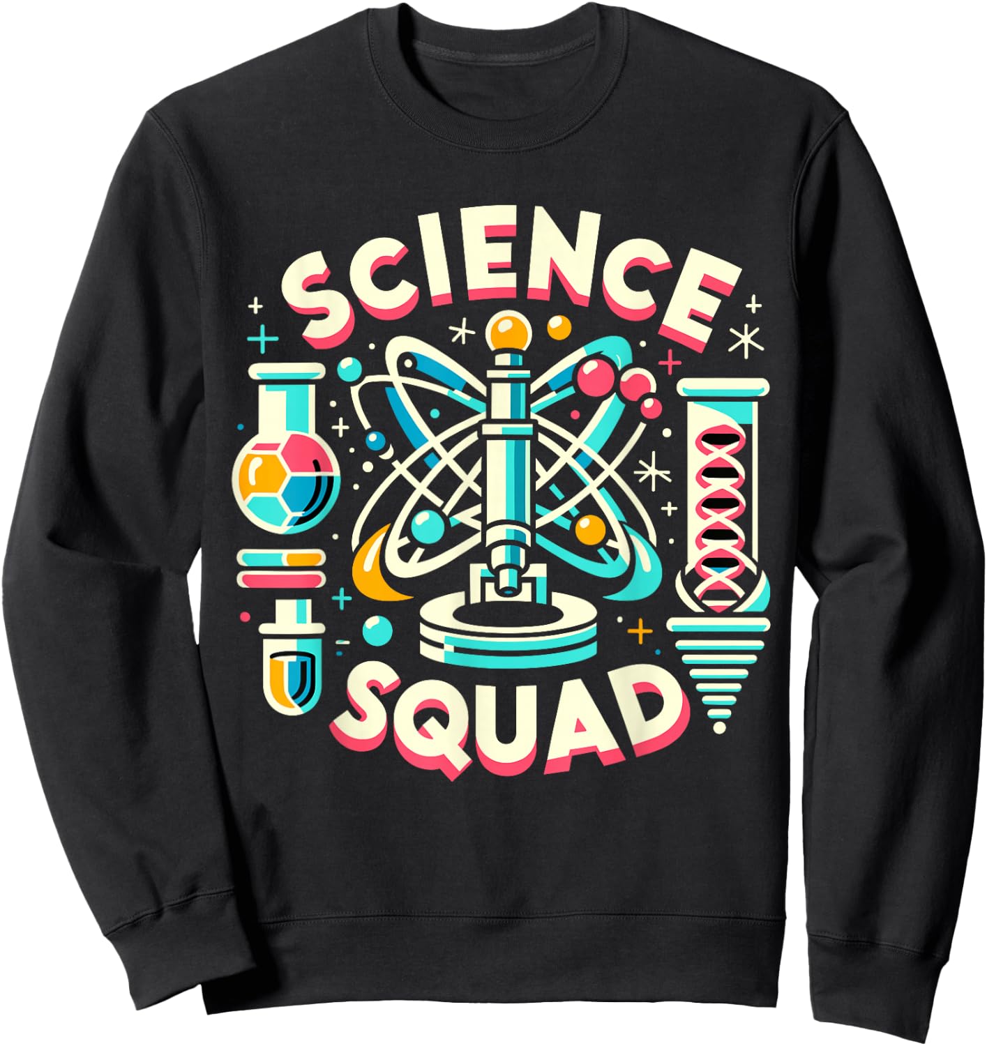 Science Squad Science Gear for Scientists Research | Science Sweatshirt - Sweatshirt | Black