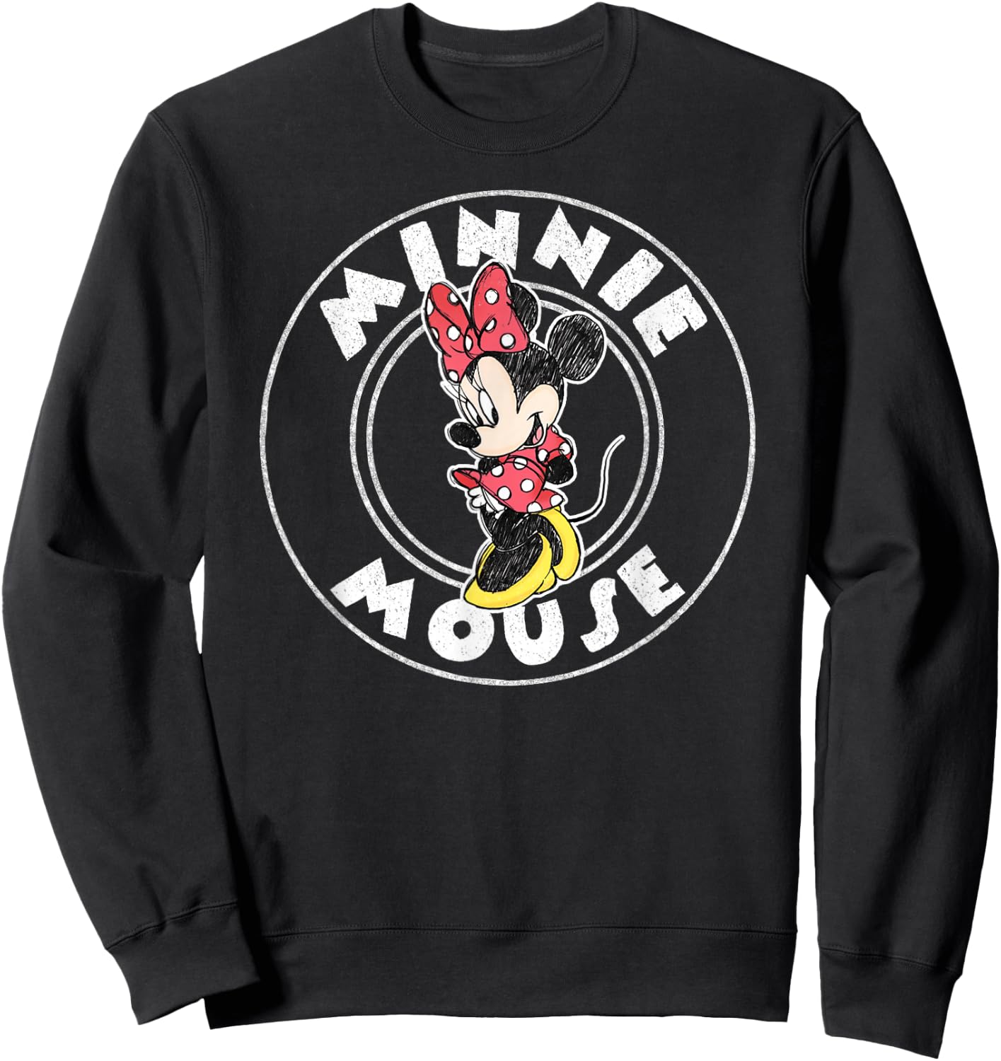 Minnie Mouse - Character Circle Sweatshirt - Sweatshirt | Black