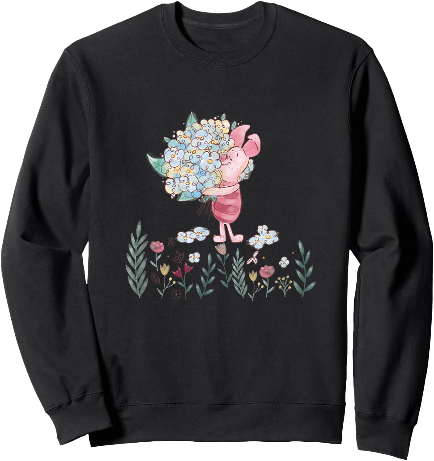 Disney - Piglet with Love Sweatshirt - Sweatshirt | Black