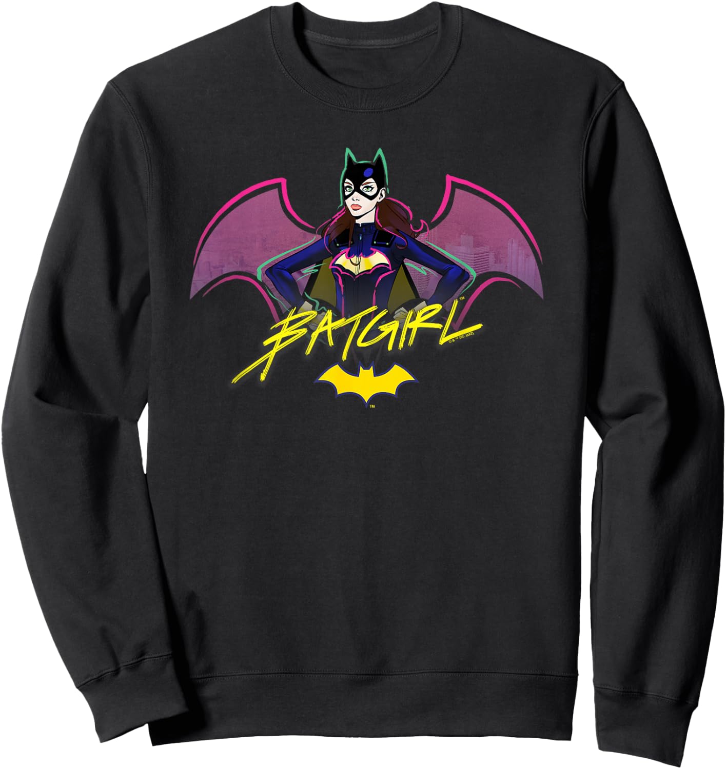 Batman Batgirl Sweatshirt - Sweatshirt | Black