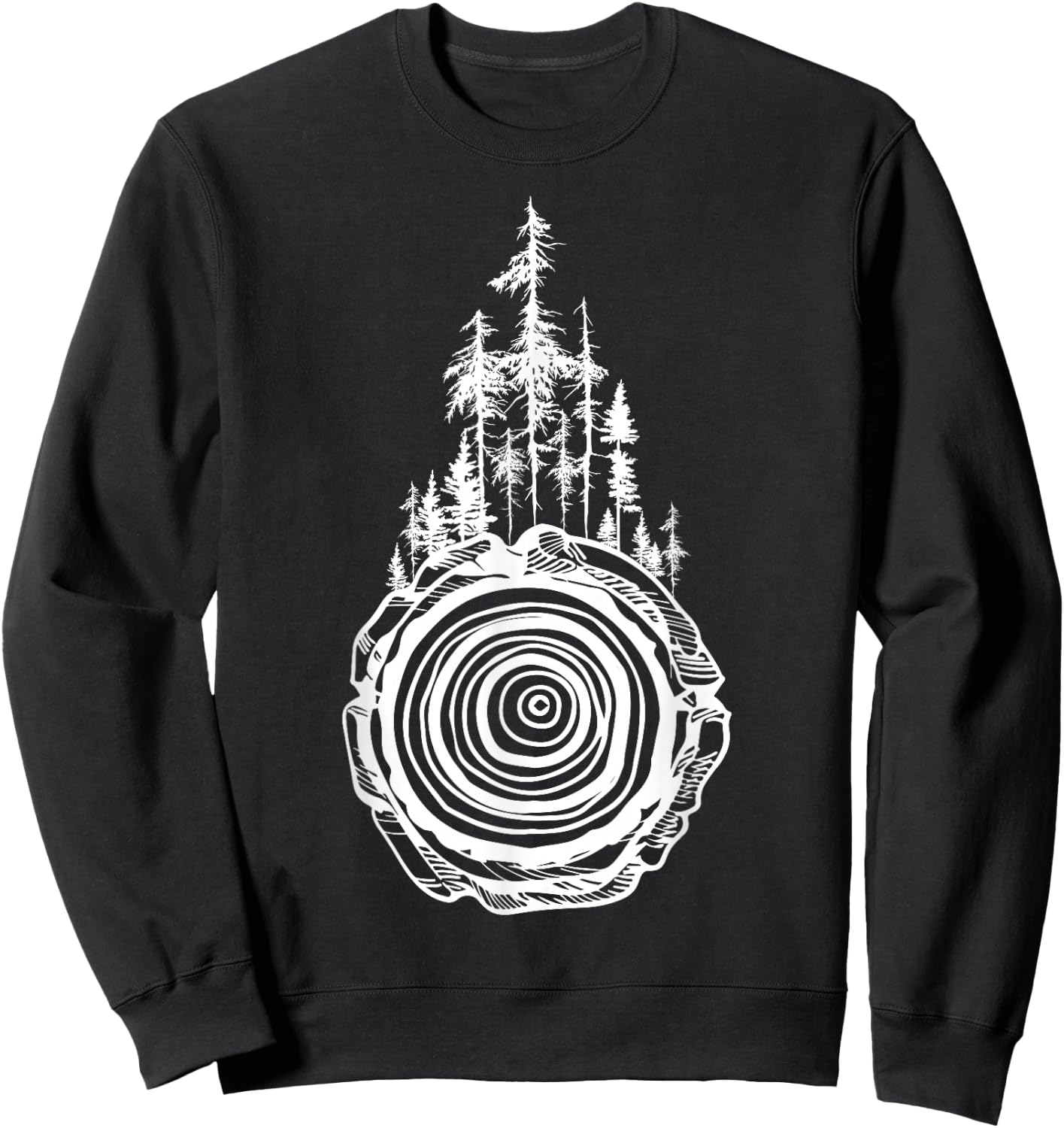 Cool Arborist Tree Surgeon Apparel -Adults Black Sweatshirt - Sweatshirt | Black