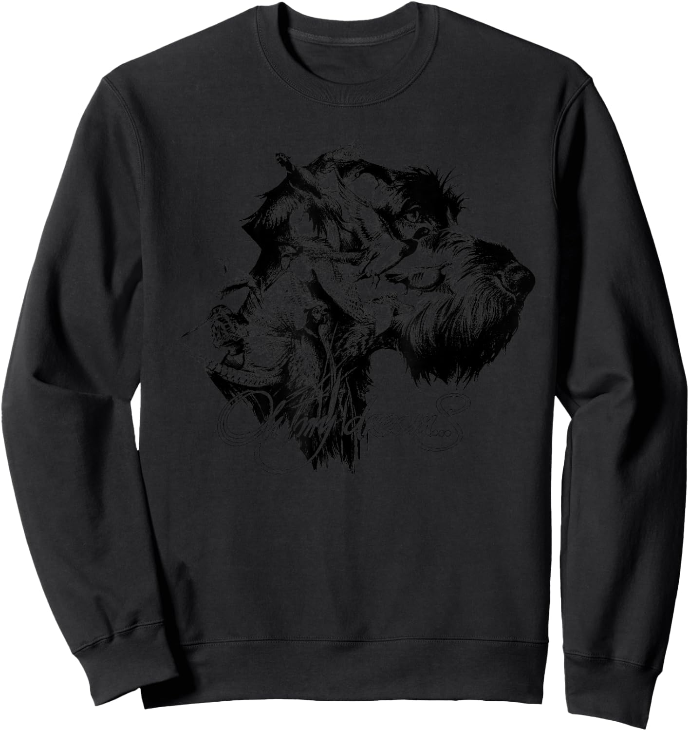 German Wire Hair Sweatshirt - Sweatshirt | Black