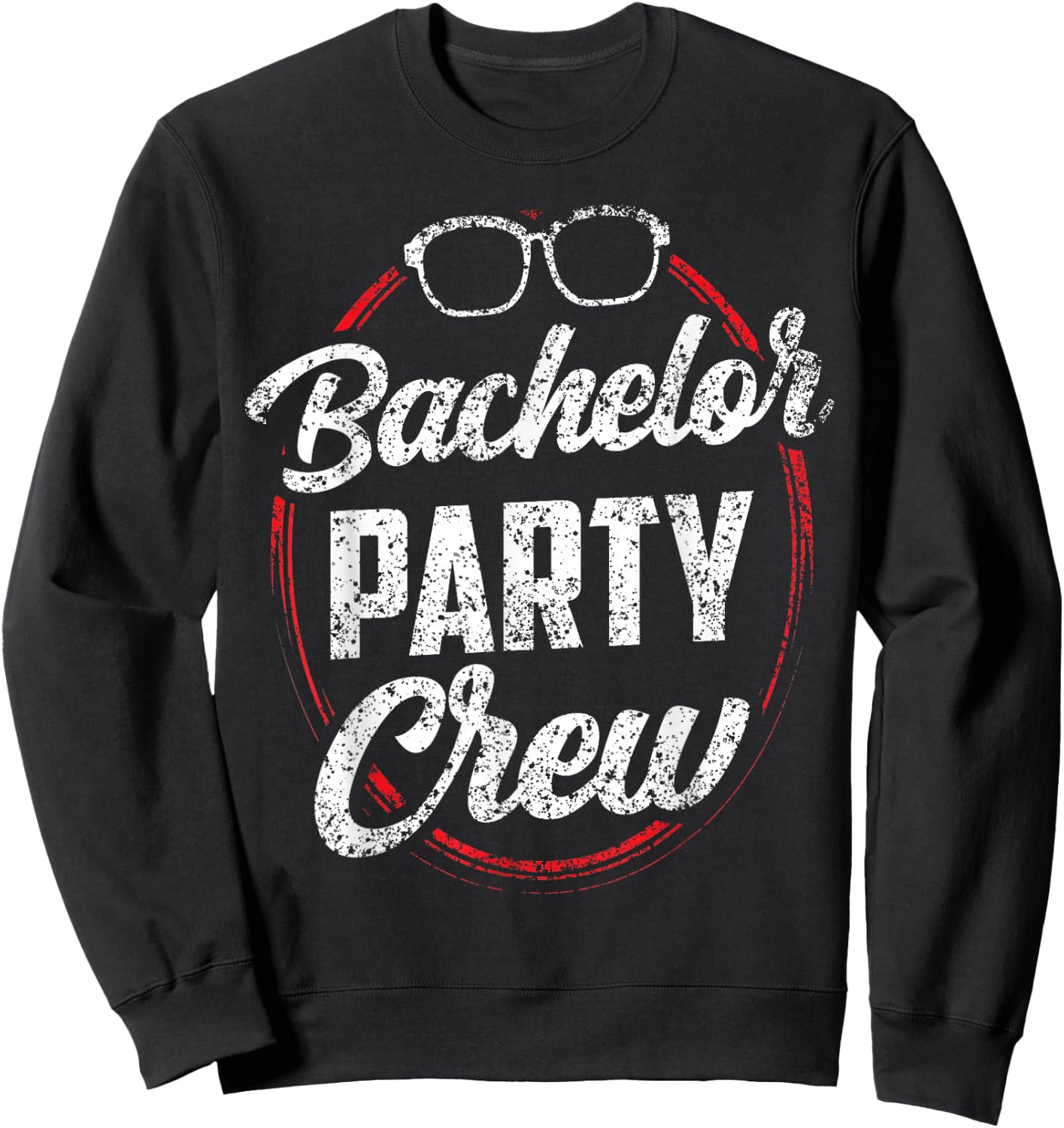 Bachelor Party Crew Team Bride Groom Sweatshirt - Sweatshirt | Black