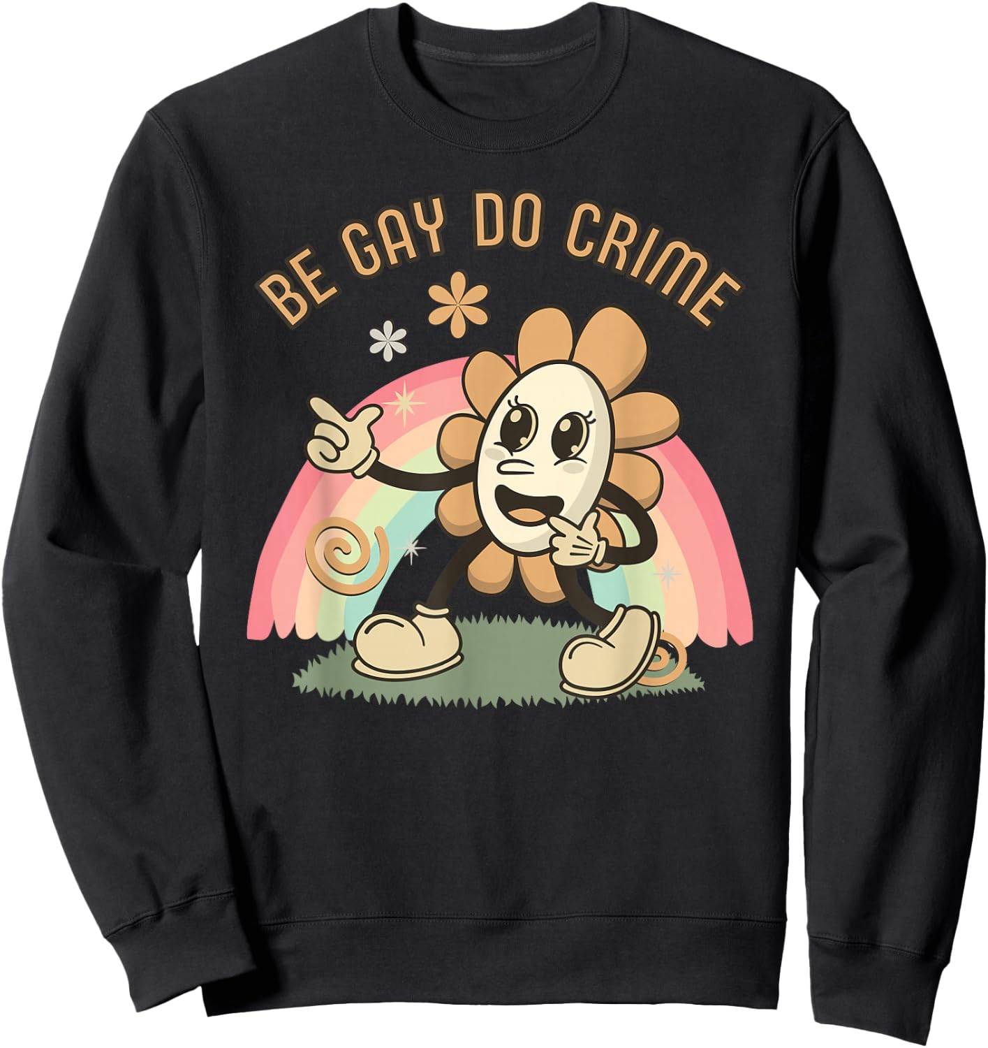 Be Gay Do Crime Sweatshirt - Sweatshirt | Black
