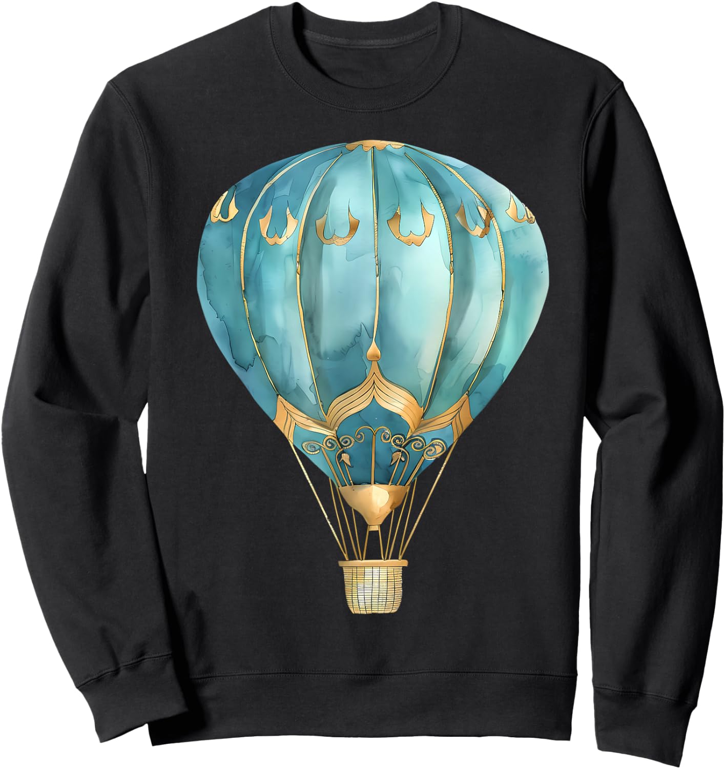 Hot Air Balloon Ride Festival Hot Air Ballooning Sweatshirt - Sweatshirt | Black
