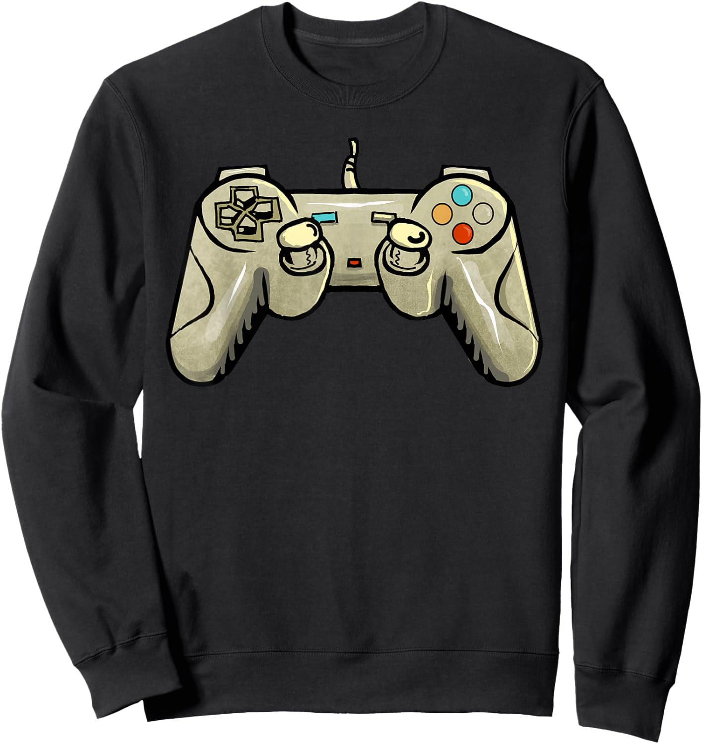 Funny Game Controller Video Gamer Gaming Techy Nerd Gifts Sweatshirt - Sweatshirt | Black