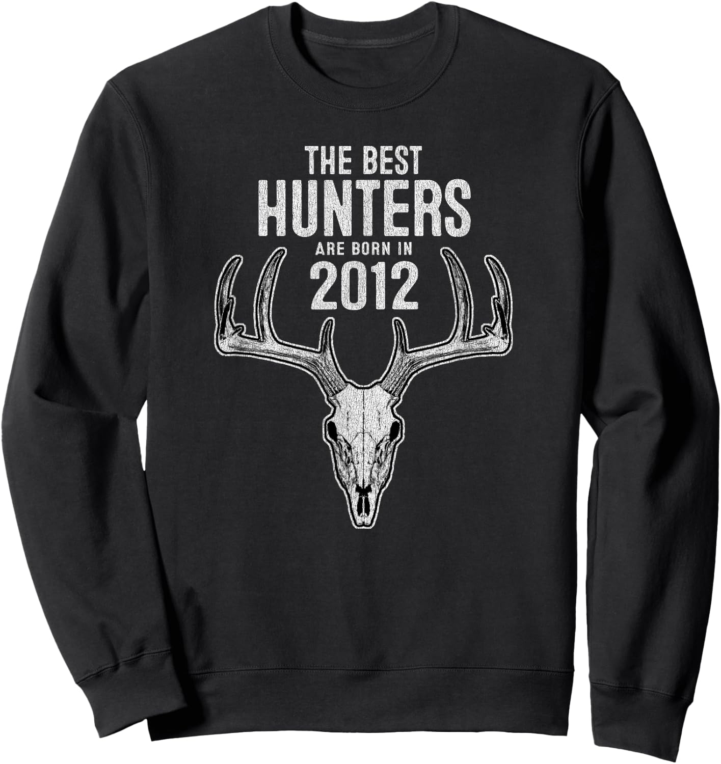 14 Year Old Deer Hunter Hunting 2012 14th Birthday Sweatshirt - Sweatshirt | Black