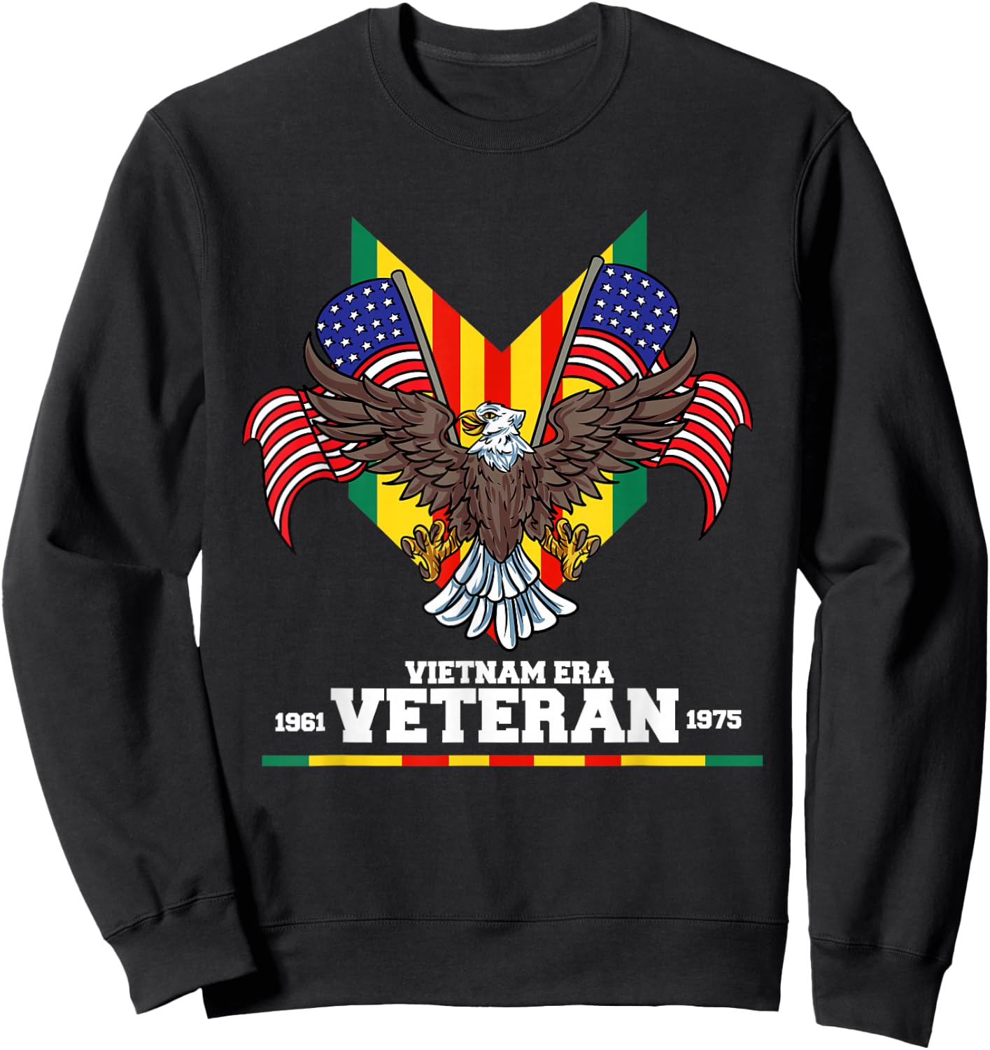 Vietnam Era Veteran Sweatshirt - Sweatshirt | Black