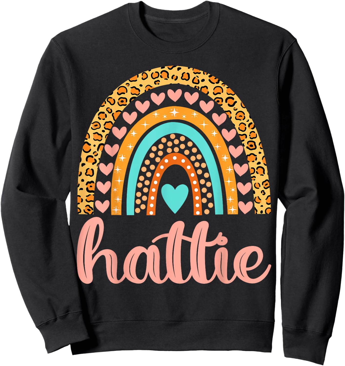 Hattie Hattie Name Birthday Shirt Gift Sweatshirt - Sweatshirt | Black