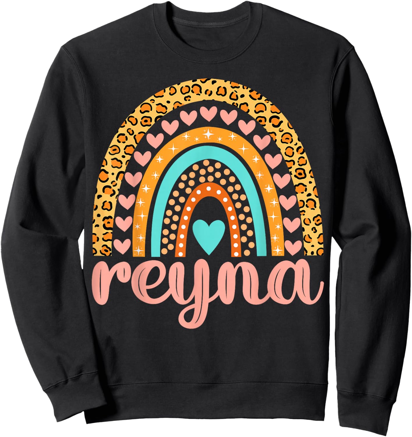 Reyna Reyna Name Birthday Shirt Gift Sweatshirt - Sweatshirt | Black