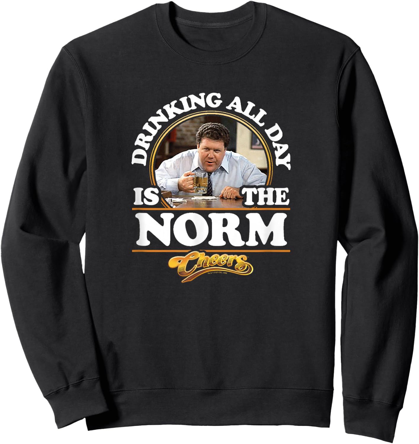 Cheers - Drinking All Day is The Norm Sweatshirt - Sweatshirt | Black