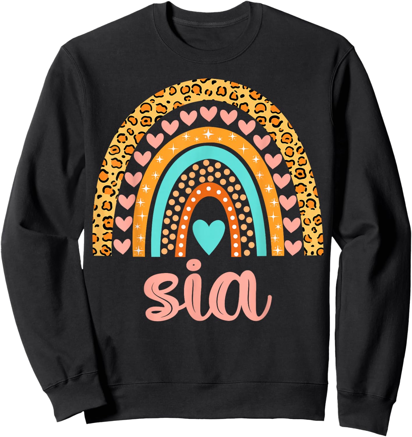 Sia Sia Name Birthday Shirt Gift Sweatshirt - Sweatshirt | Black