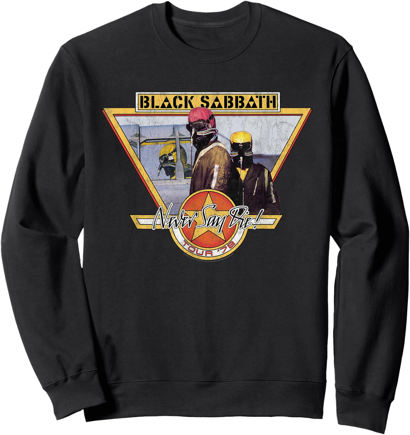 Black Sabbath Official Never Say Die Tour '78 Sweatshirt - Sweatshirt | Black
