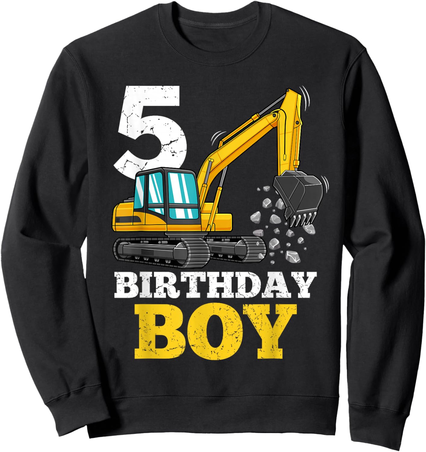 I'm 9 This Is How I Roll Monster Truck 9th Birthday Gift Sweatshirt - Sweatshirt | Black
