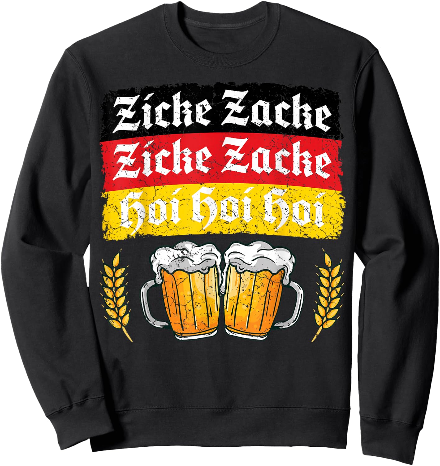 German Clothes American Oktoberfest Clothing Men Women Sweatshirt - Sweatshirt | Black