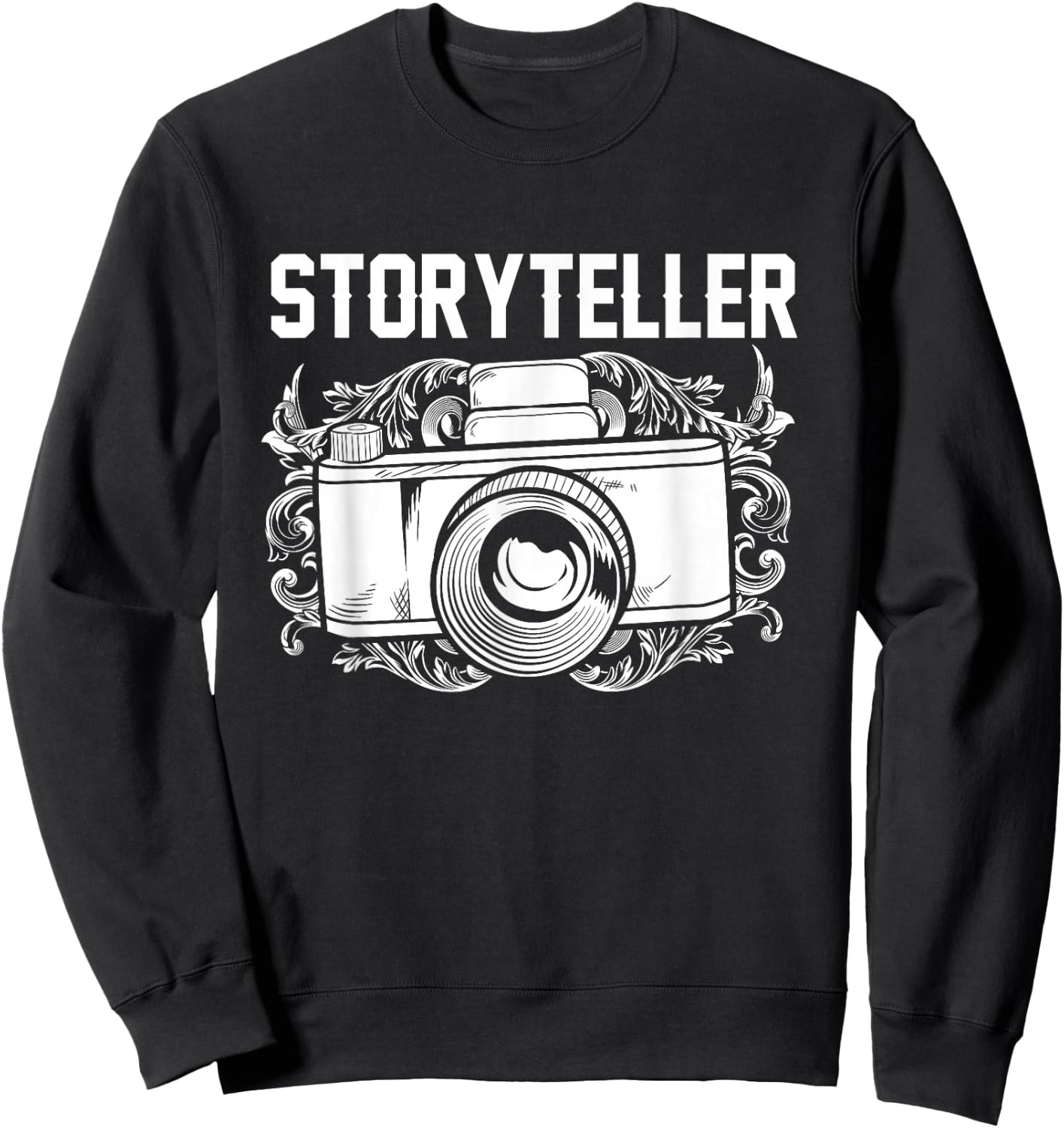 Photography Day - Camera Photographer Storyteller Sweatshirt - Sweatshirt | Black