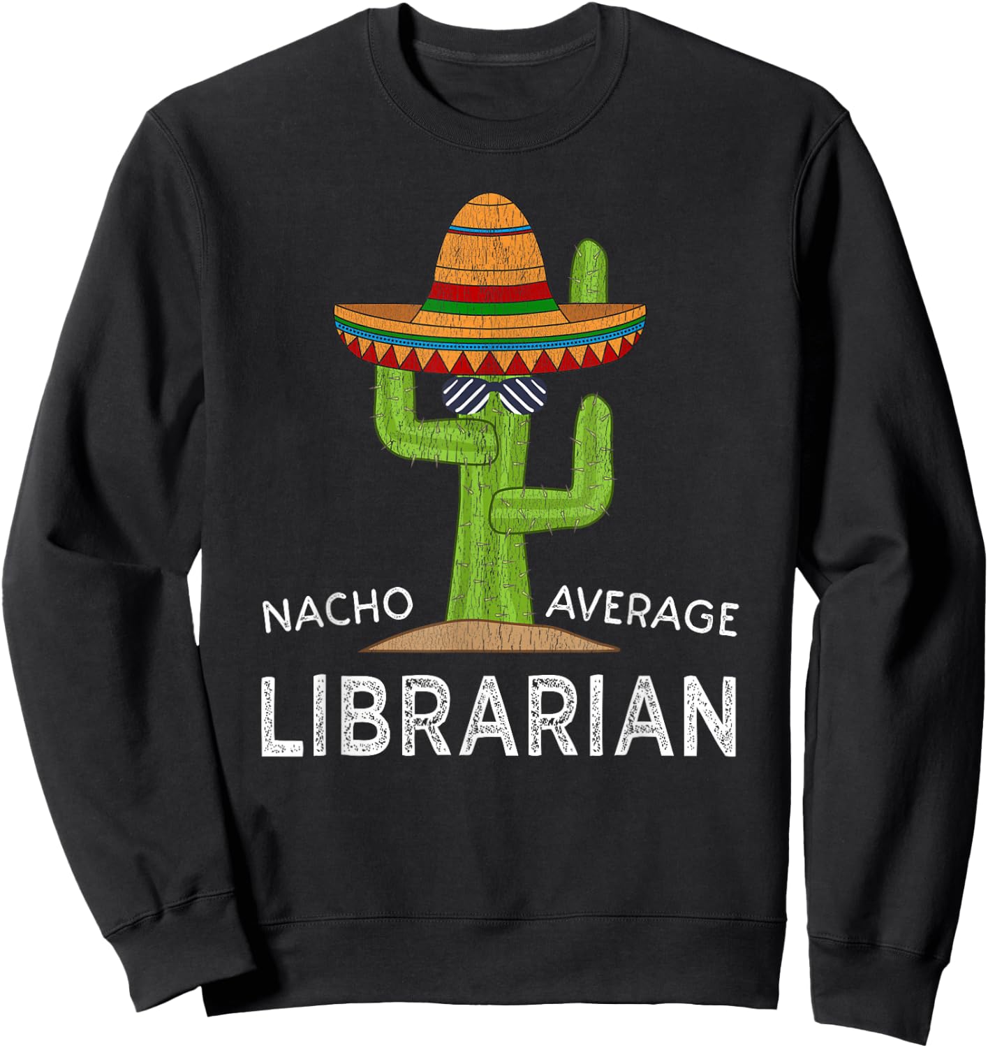 Cute Fun Library Worker Funny Librarian Sweatshirt - Sweatshirt | Black