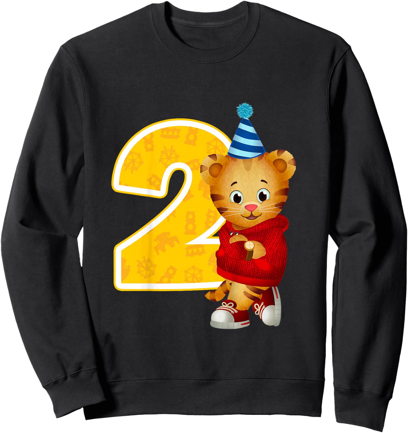 Daniel Tiger's Neighborhood: My 2nd Birthday Sweatshirt - Sweatshirt | Black