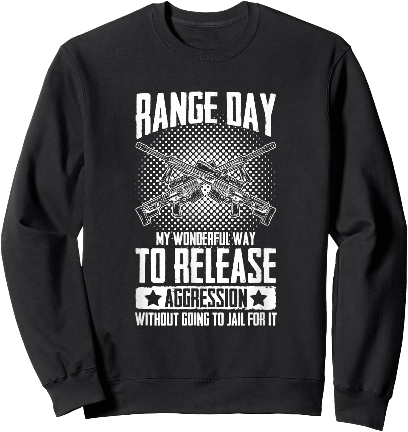 Range Day Sniper Shooter Long Range Shooting Sweatshirt - Sweatshirt | Black