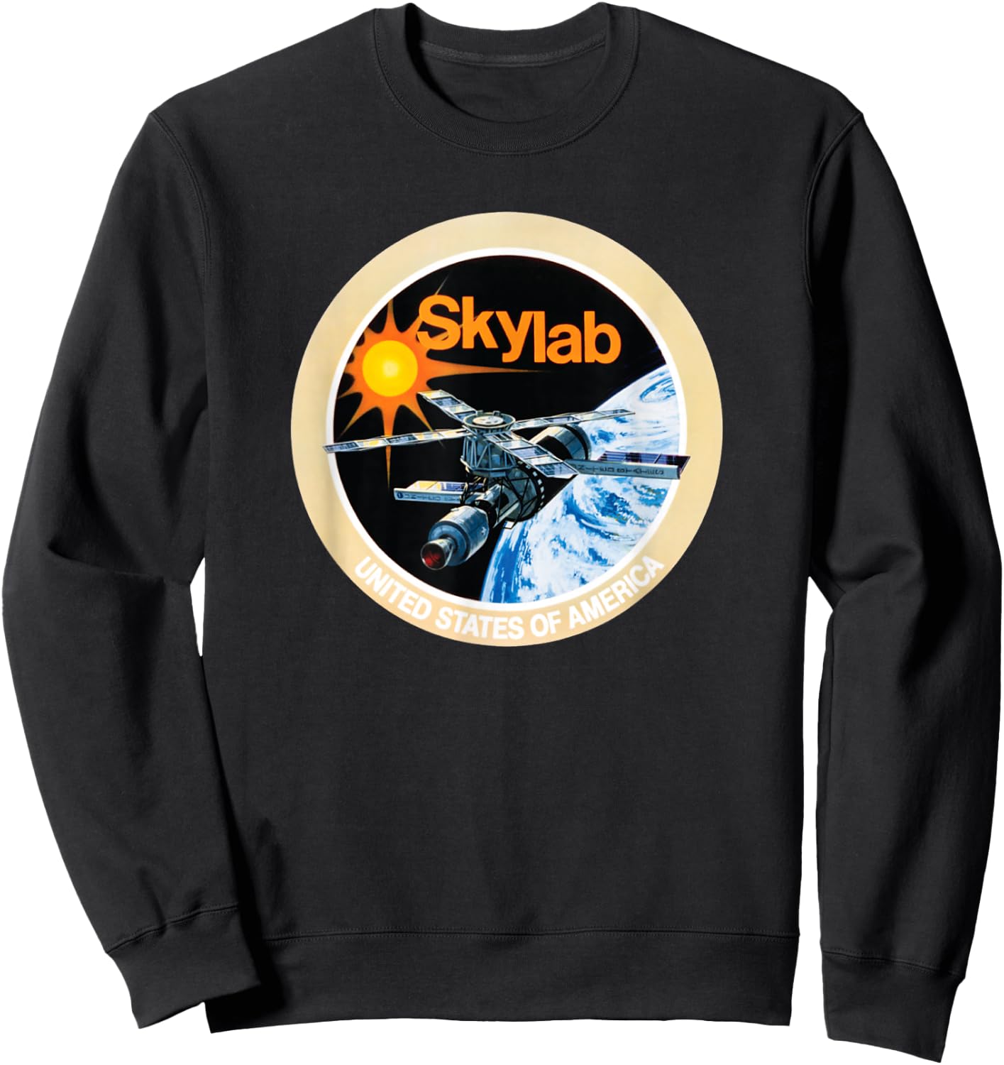 NASA Skylab Space Program Sweatshirt - Sweatshirt | Black