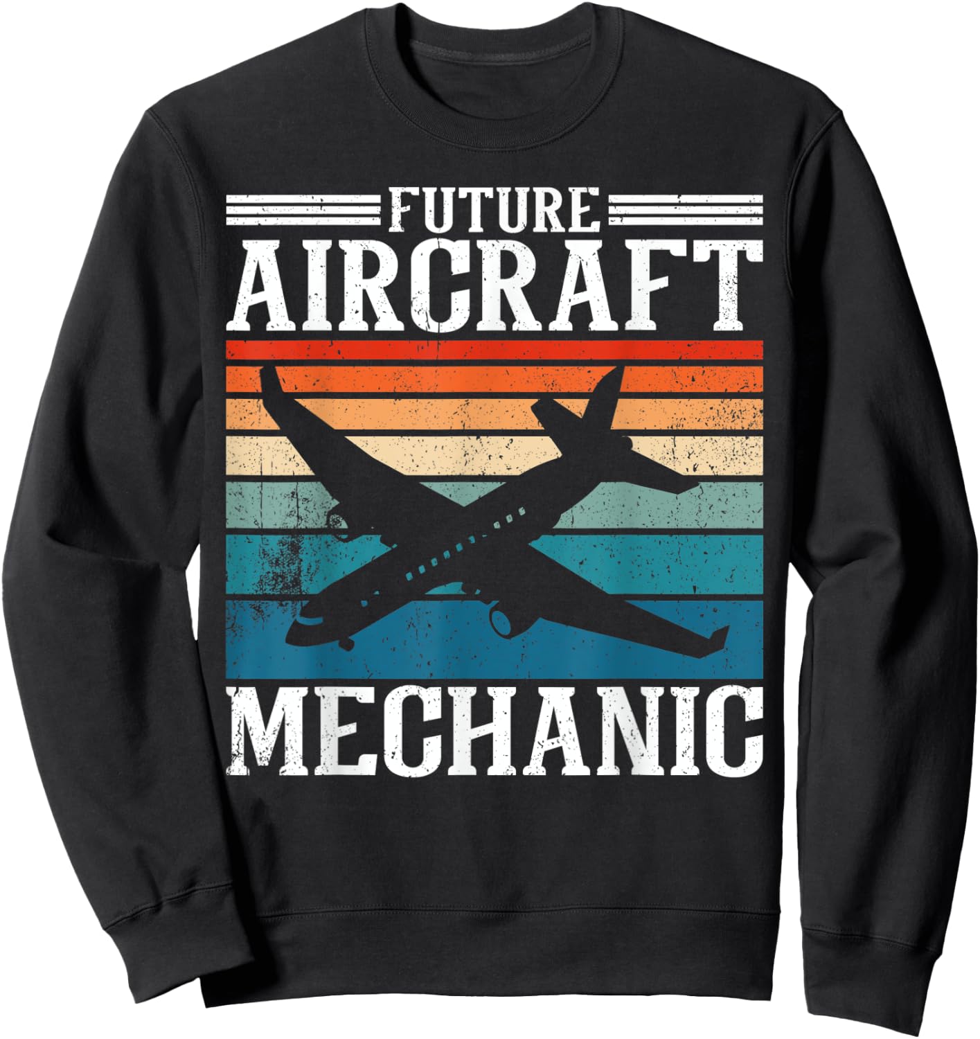 Aircraft Mechanic Apprenticeship Future Aircraft Mechanic Sweatshirt - Sweatshirt | Black