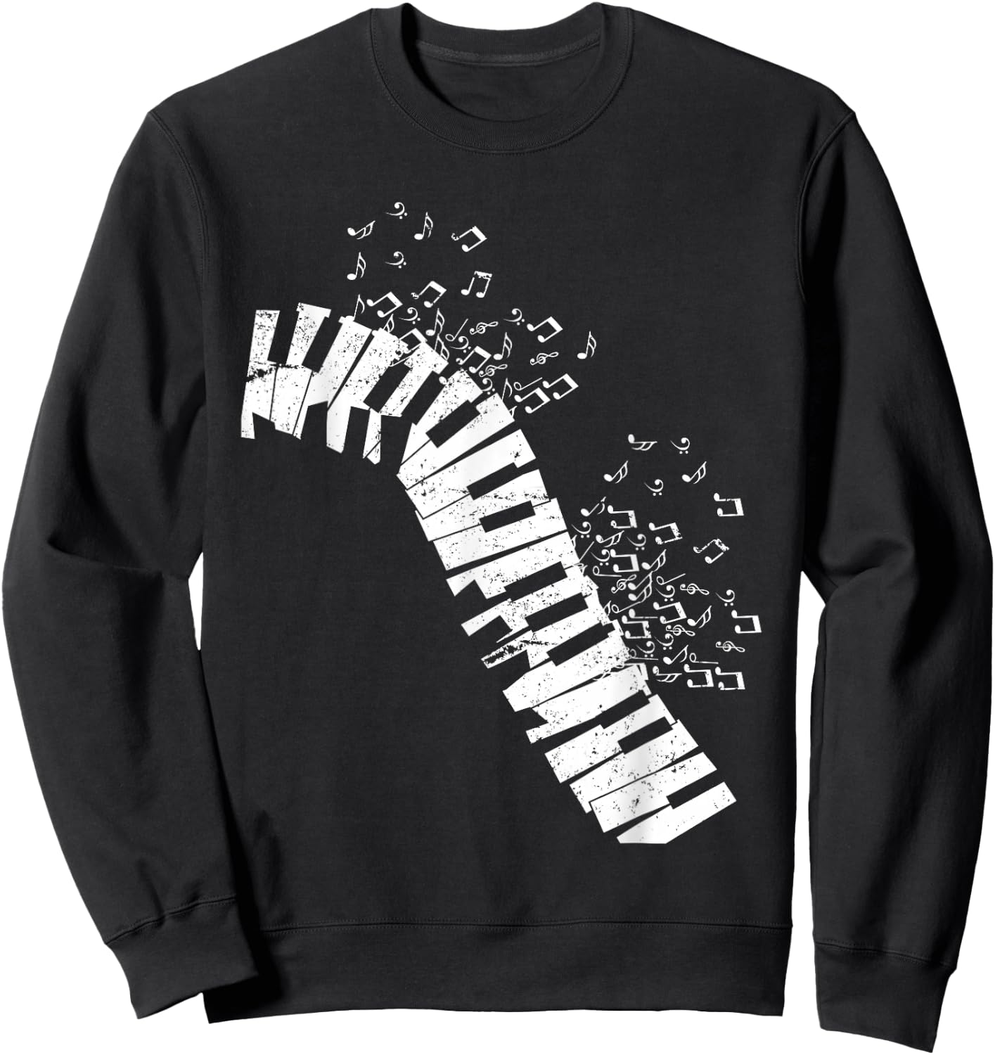 Music Sheet Music Piano Sweatshirt - Sweatshirt | Black