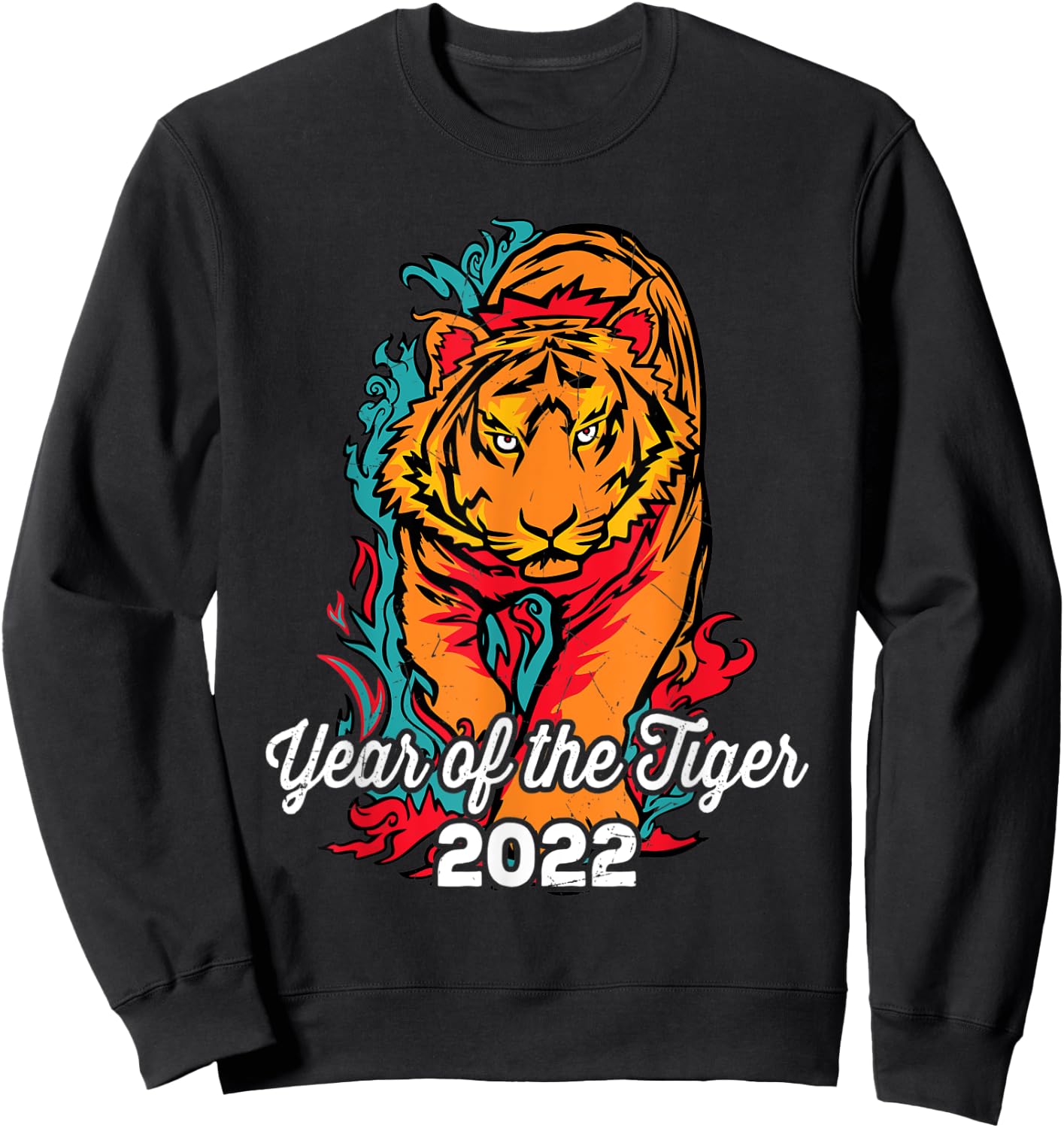 Water Tiger Year of the Tigers 2022 Sweatshirt - Sweatshirt | Black