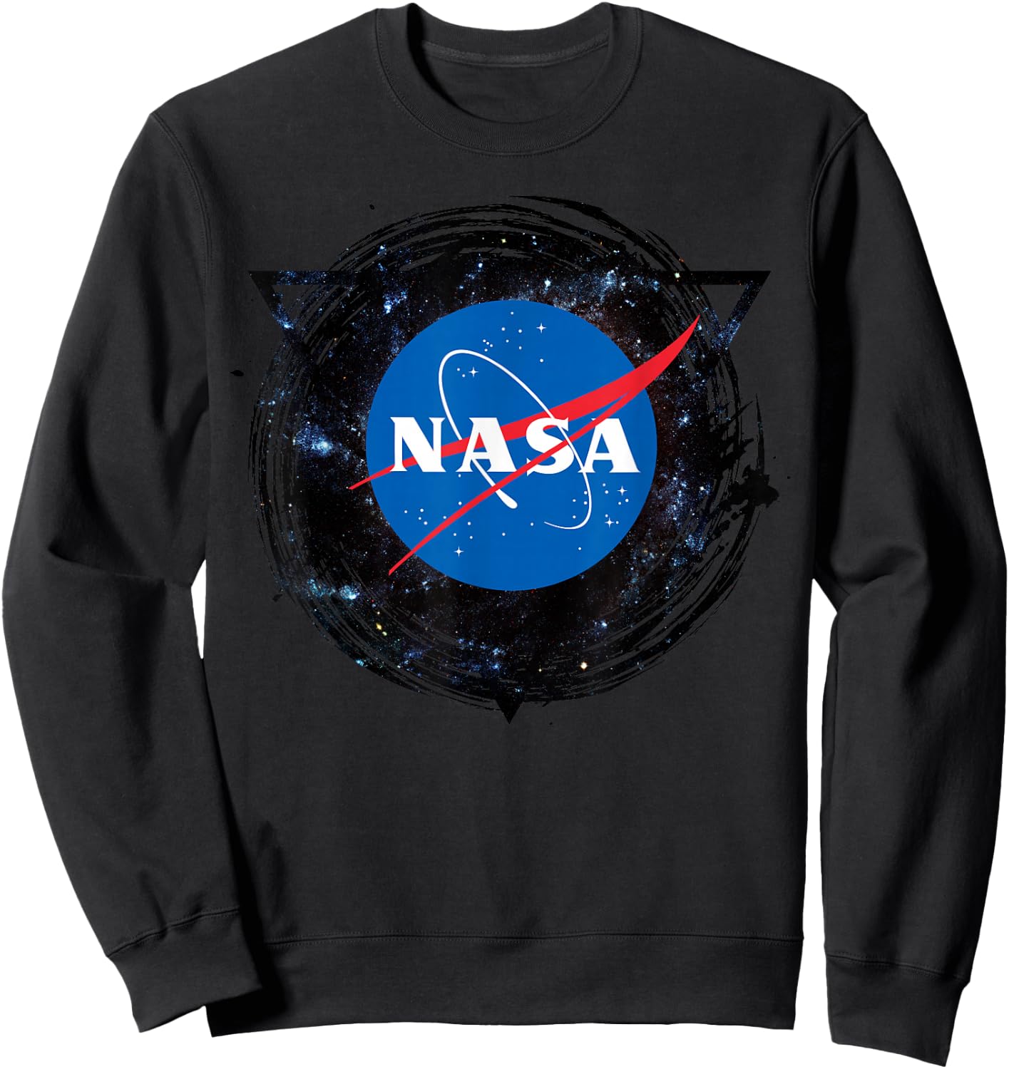 NASA Shirt Officially Licensed NASA Logo T Shirt Gift Sweatshirt - Sweatshirt | Black