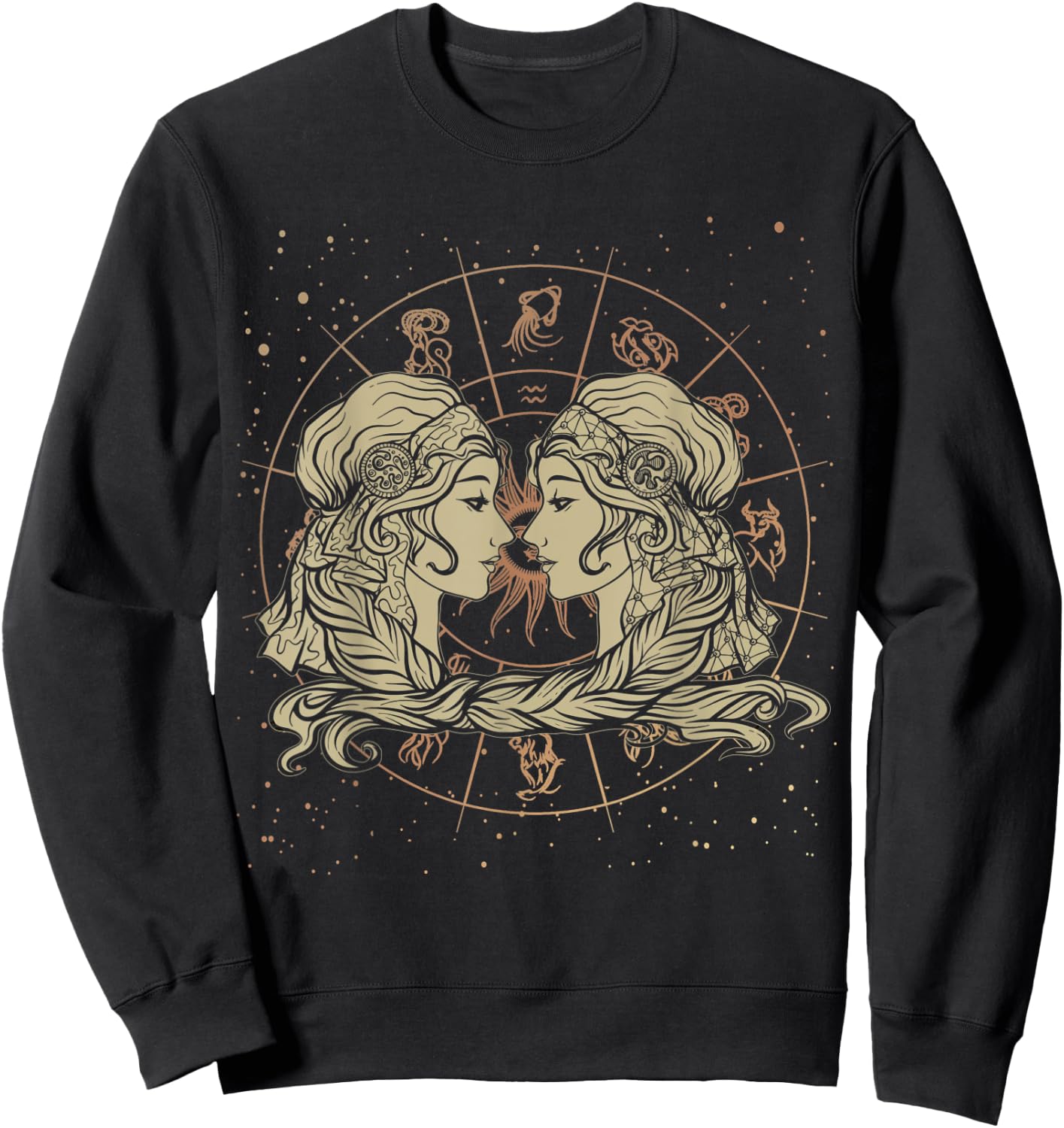 Gemini Birthday Born in May or June Zodiac Gemini Sweatshirt - Sweatshirt | Black