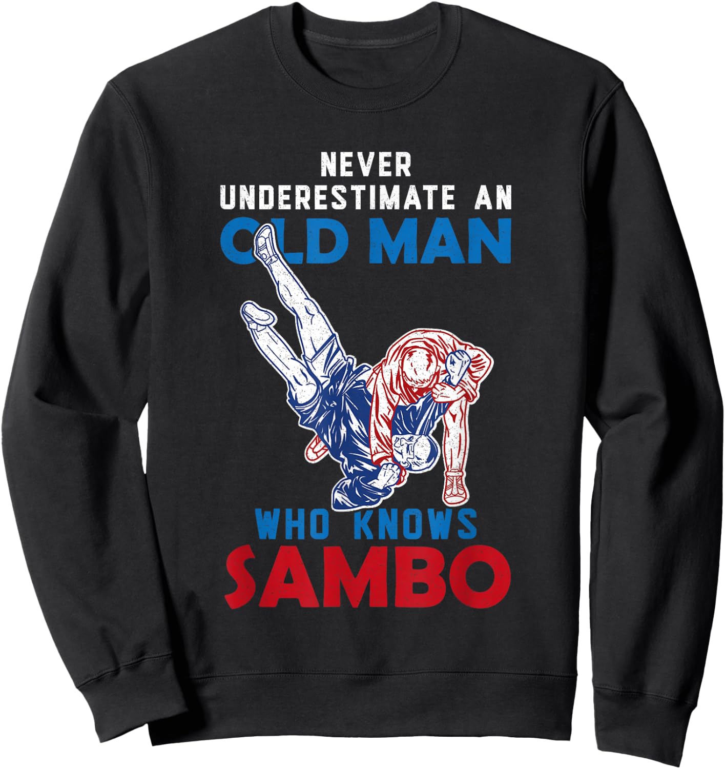 Sambo Rings Martial Arts Russia Soviet Union Martial Arts Sweatshirt - Sweatshirt | Black