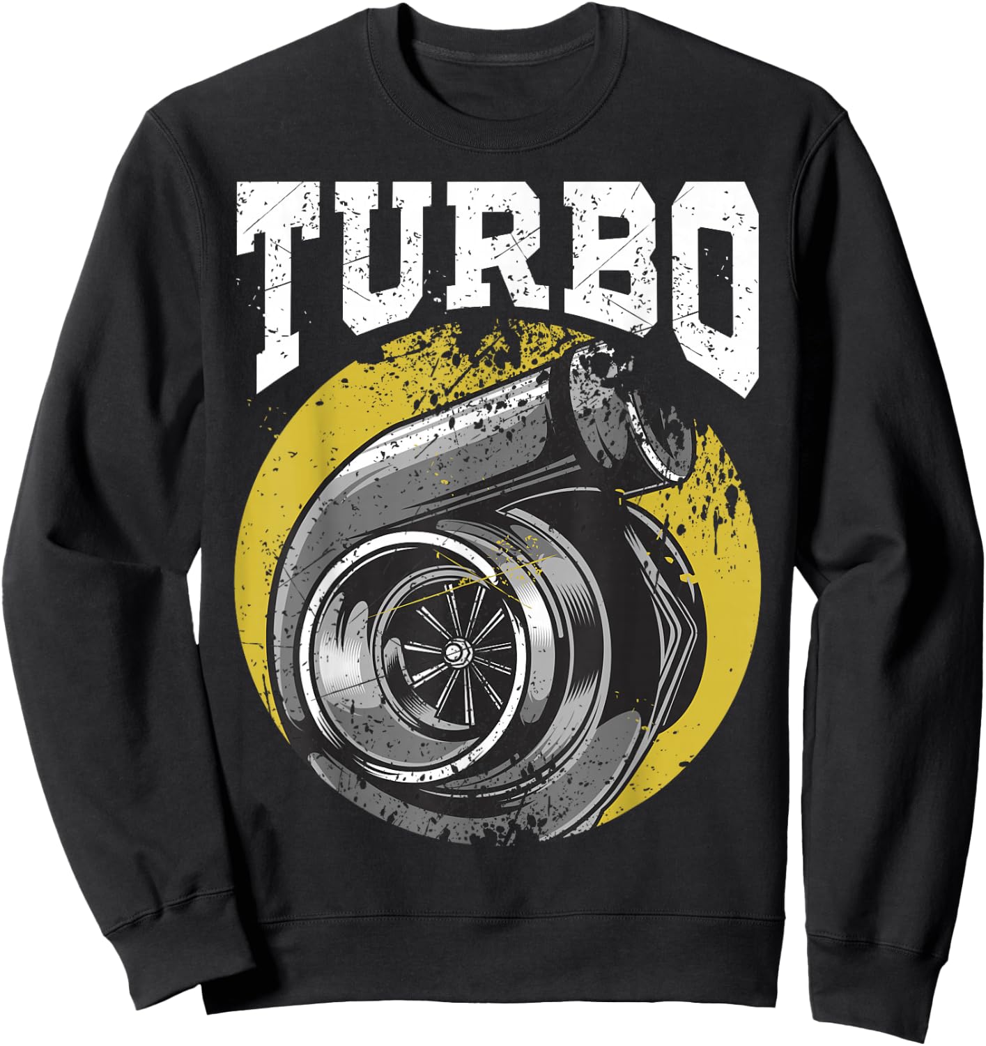 Turbo Charged for Racing Lovers Sweatshirt - Sweatshirt | Black