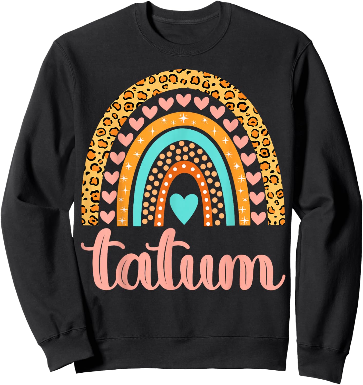 Tatum Tatum Name Birthday Shirt Gift Sweatshirt - Sweatshirt | Black