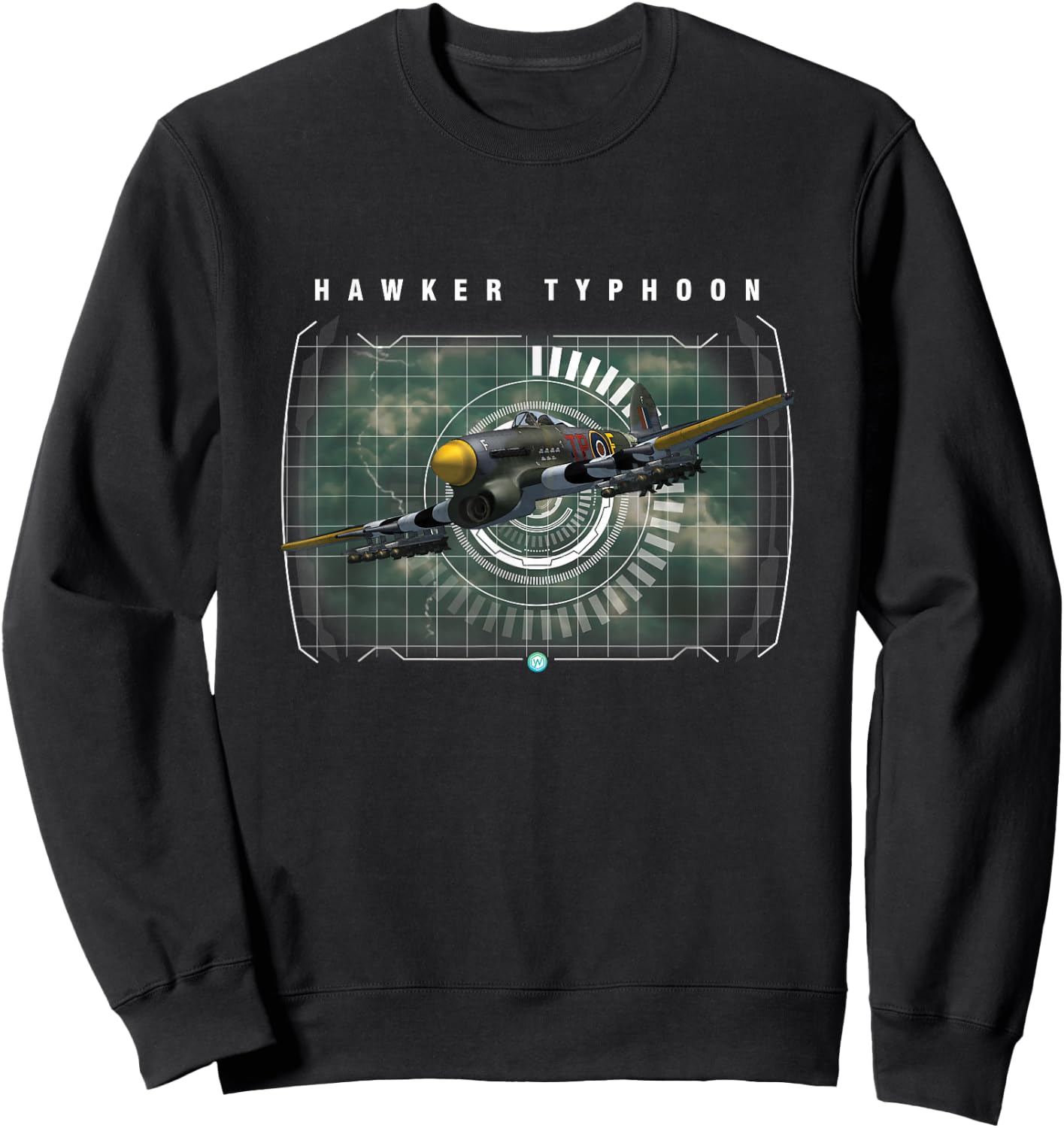 Hawker Typhoon WW2 Fighter Vintage Pilot Gift Sweatshirt - Sweatshirt | Black