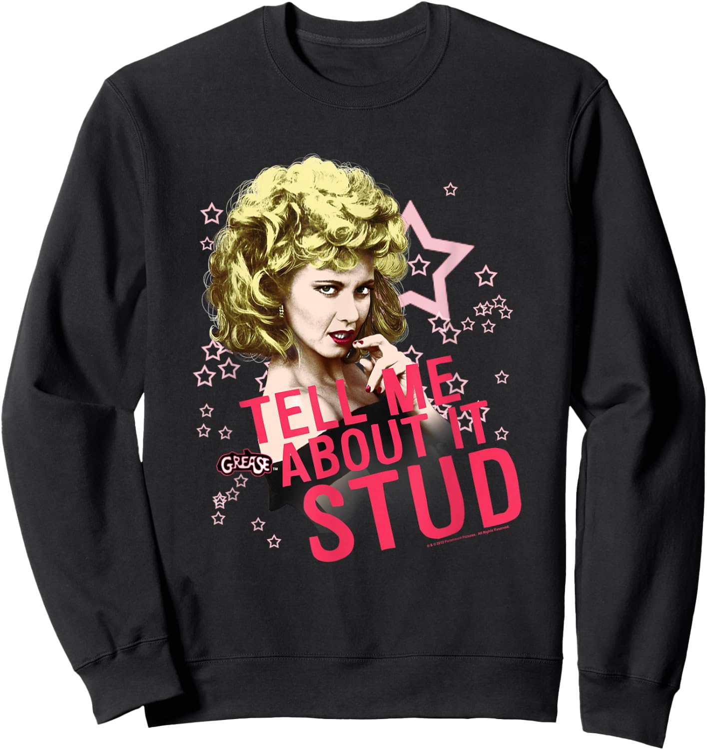 Grease Tell Me About It Stud Sweatshirt - Sweatshirt | Black