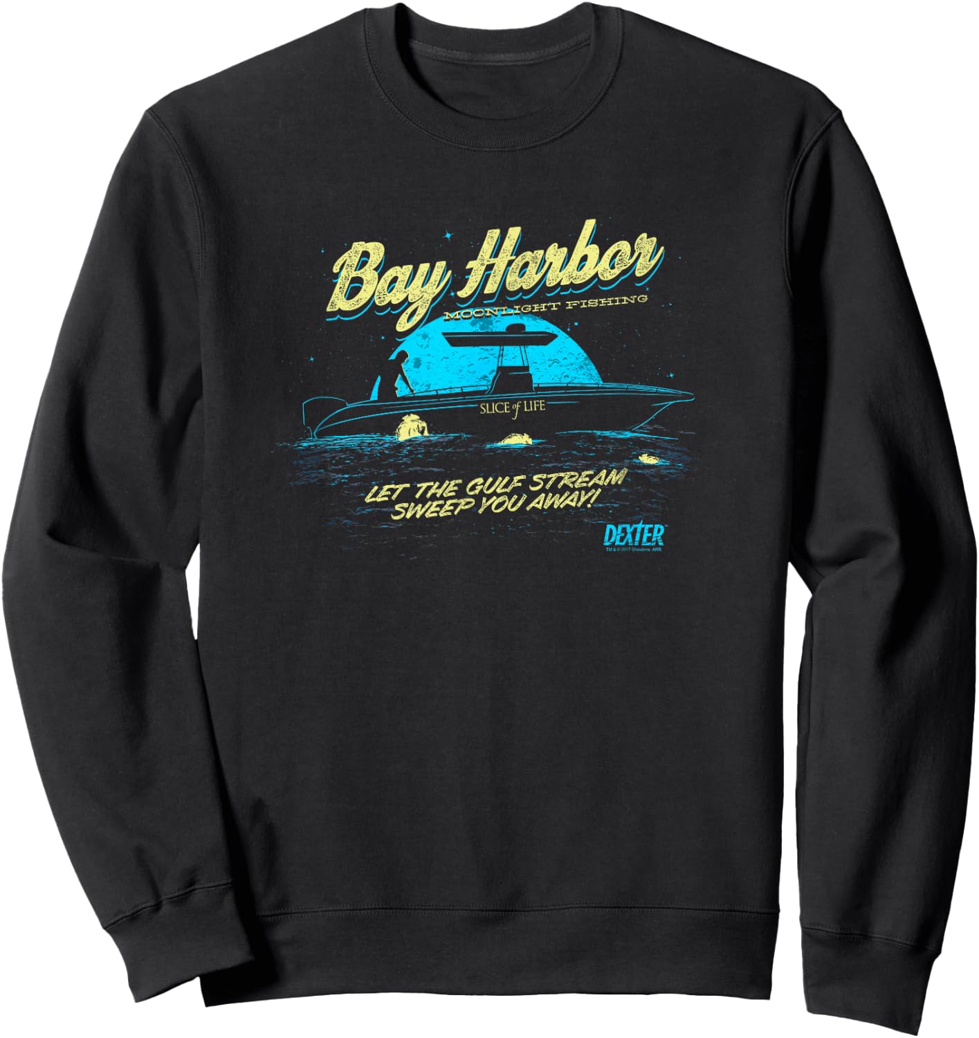 Dexter Moonlight Fishing Sweatshirt - Sweatshirt | Black