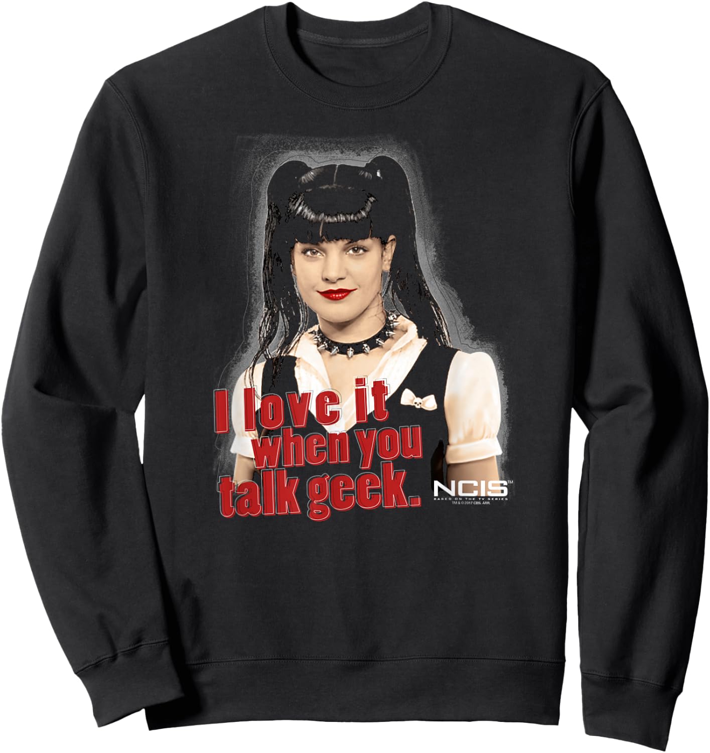 NCIS Abby Geek Talk Sweatshirt - Sweatshirt | Black