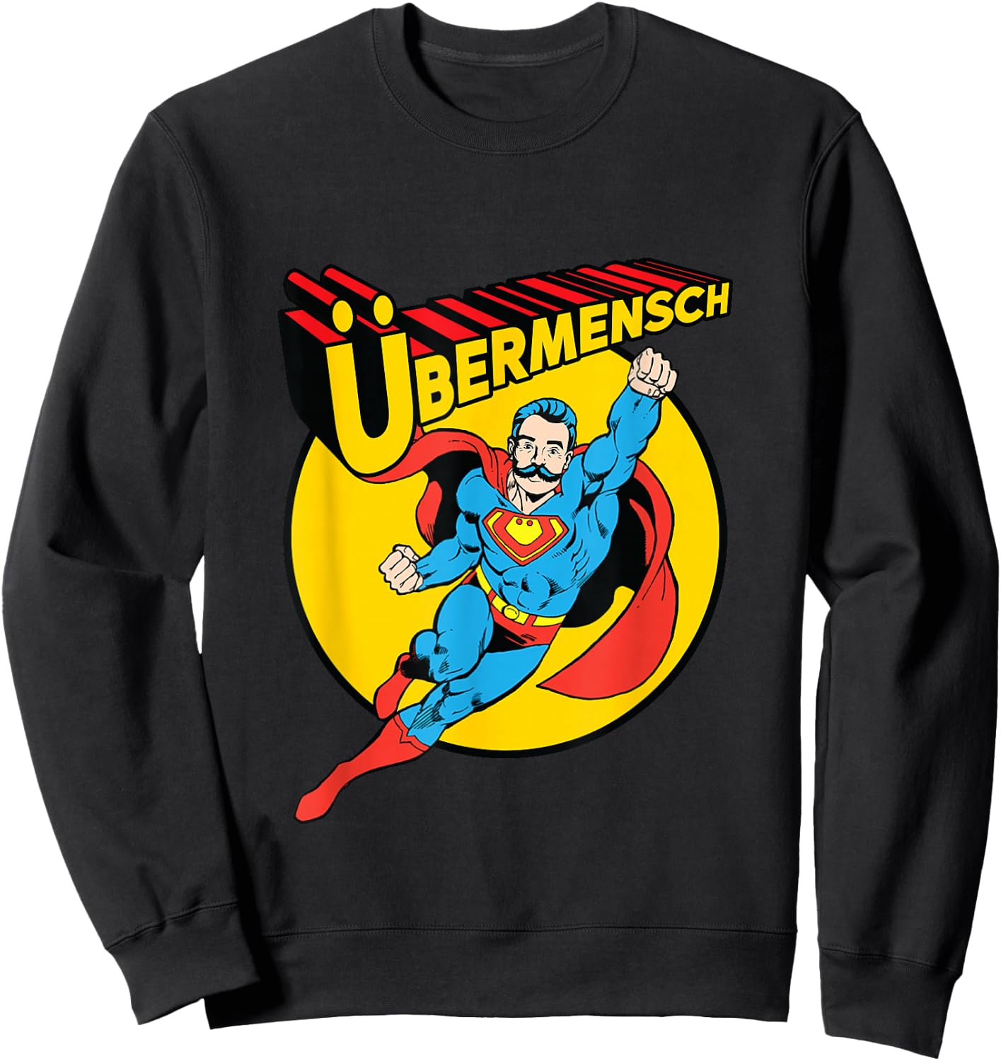 Ubermensch Super Human Sweatshirt - Sweatshirt | Black