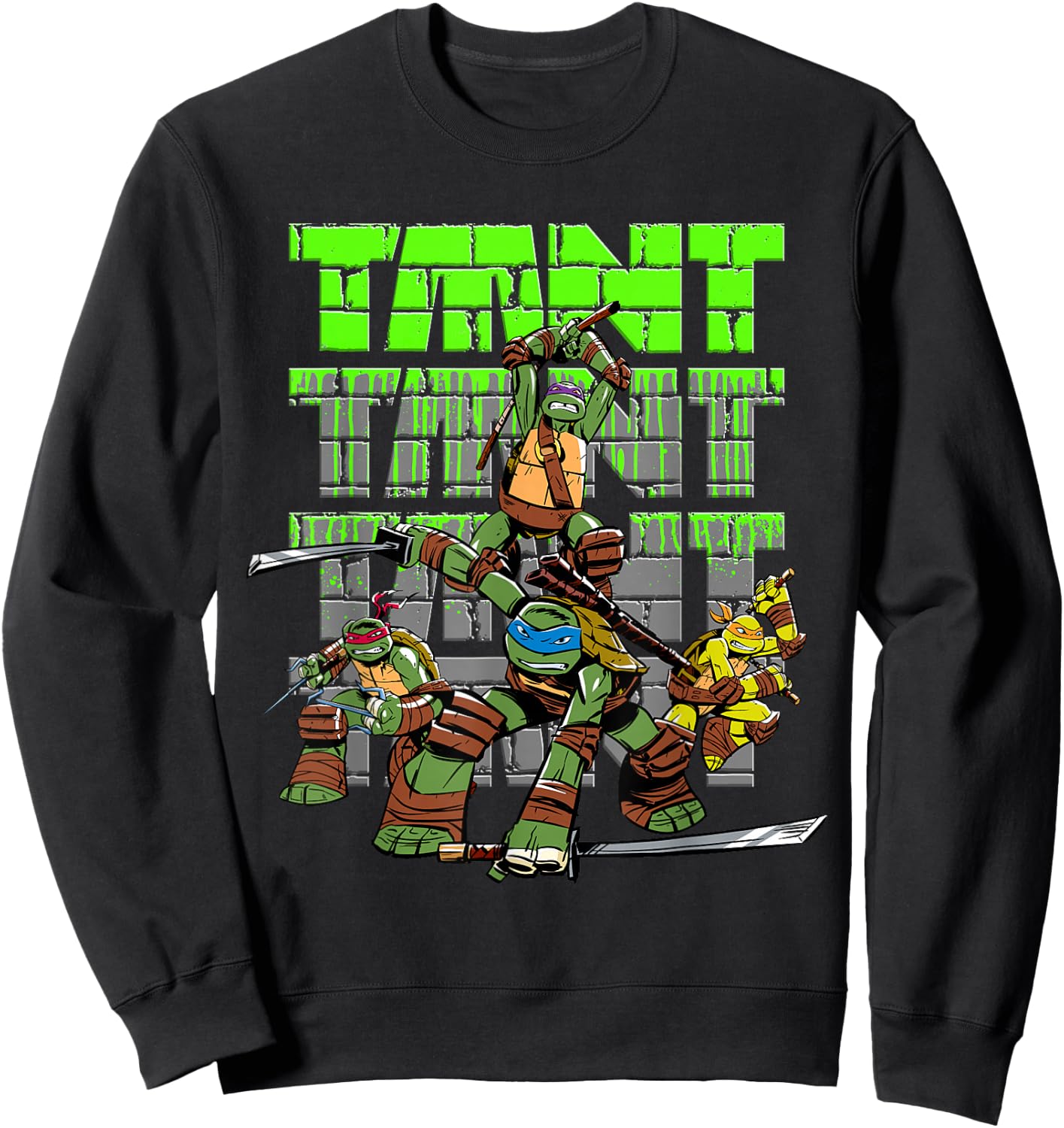"TMNT" Oozing Wall Sweatshirt - Sweatshirt | Black