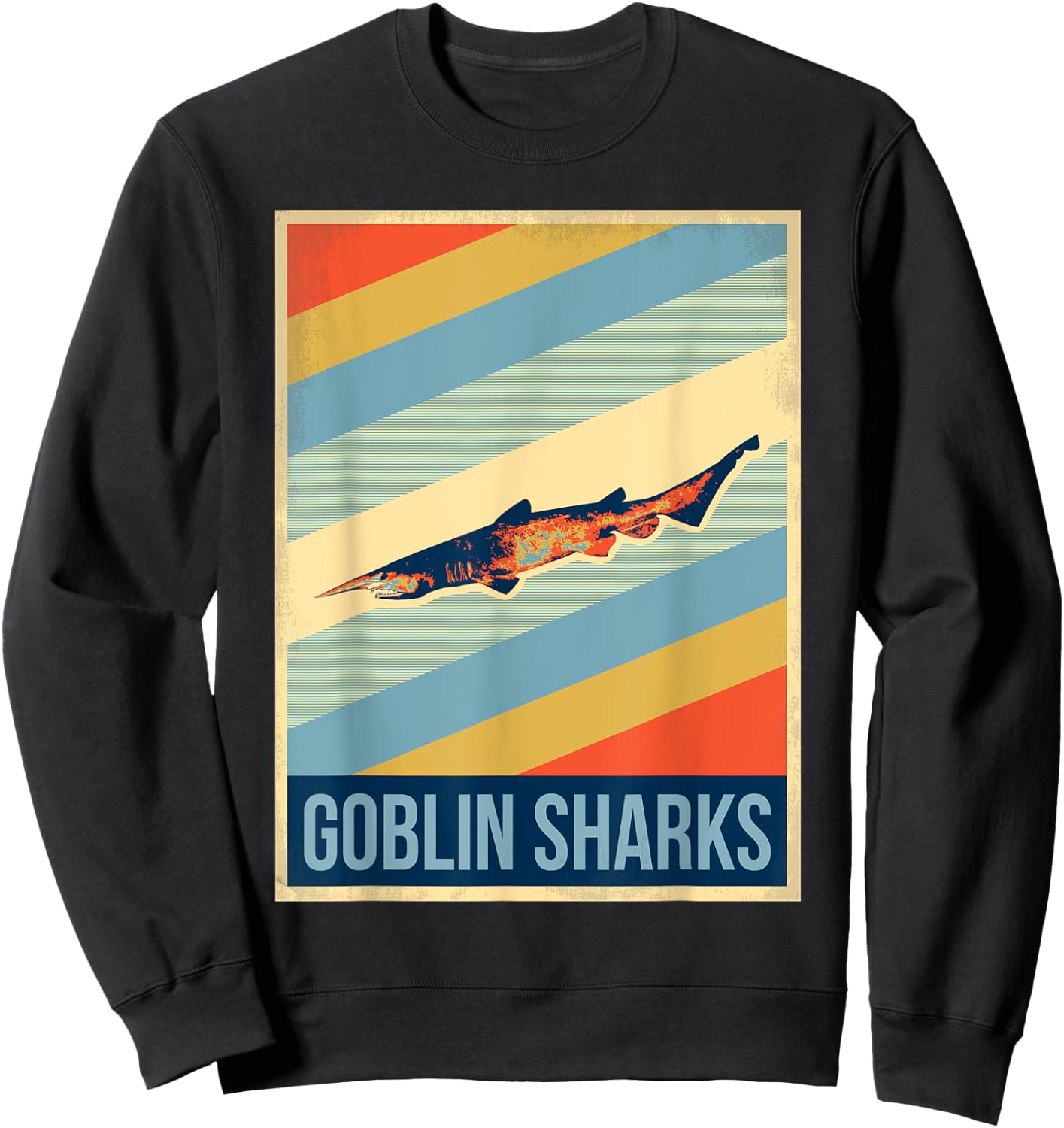 Vintage Goblin Sharks Sweatshirt - Sweatshirt | Black