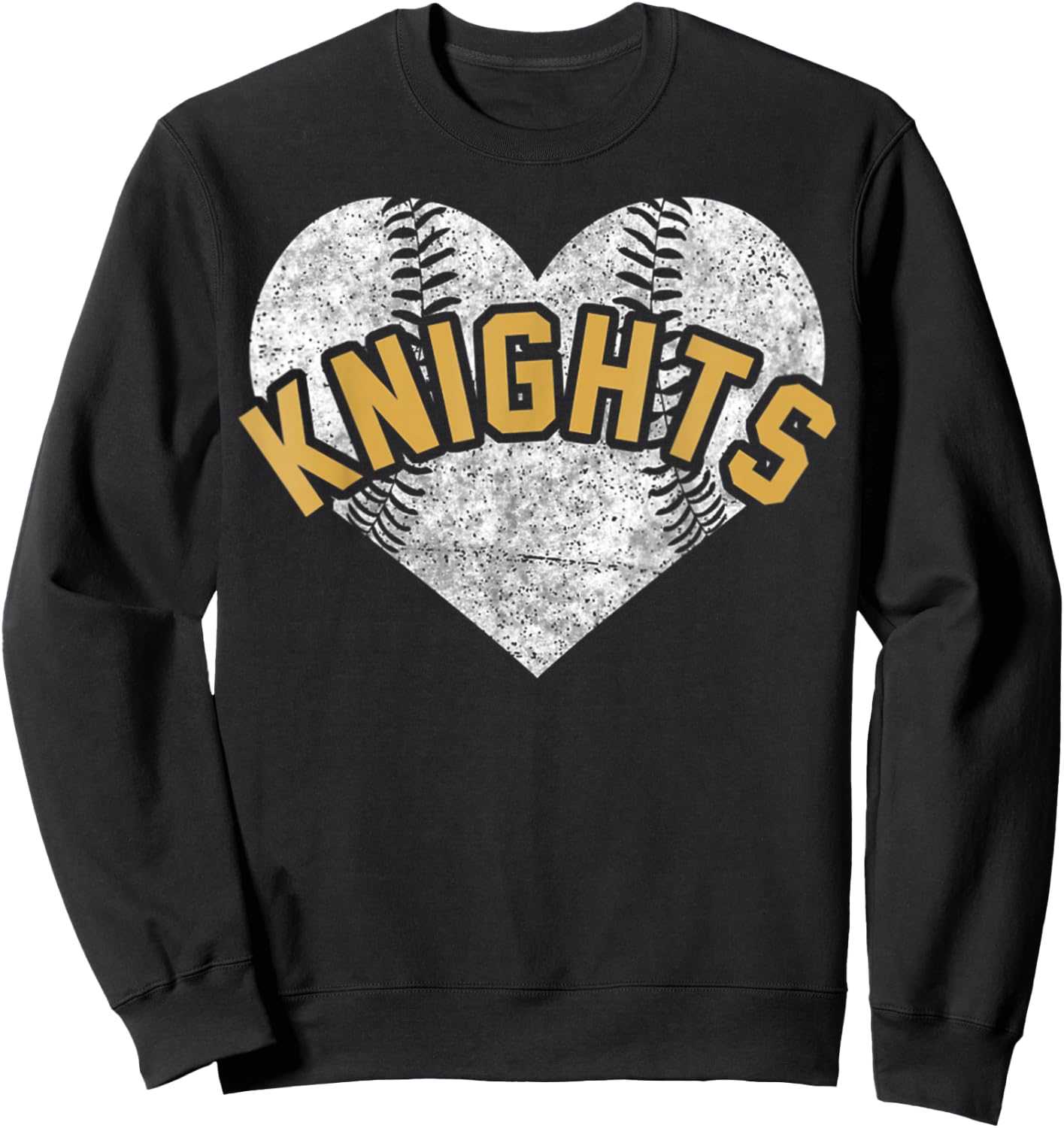 Knights Baseball Softball Shirt High School Team Mascot Mom Sweatshirt - Sweatshirt | Black