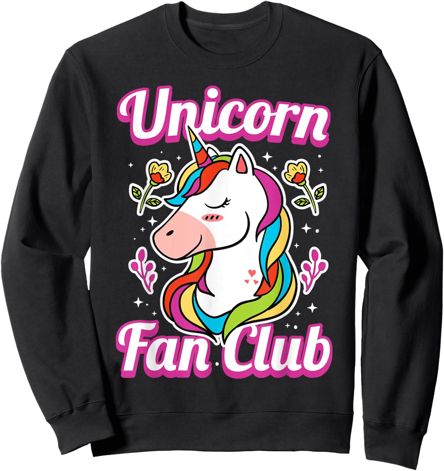 Unicorn Fan Club Sweatshirt - Sweatshirt | Black