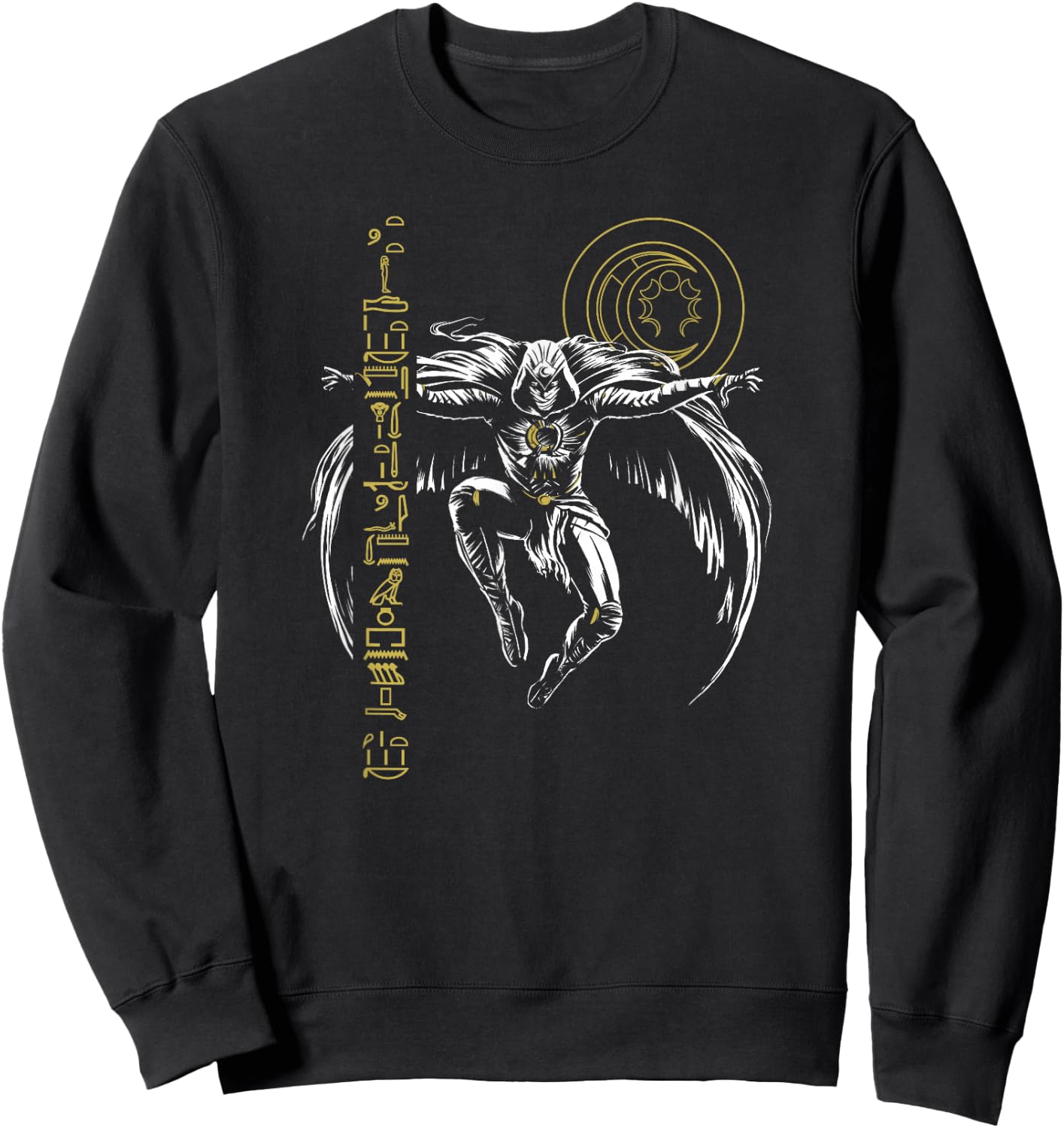 Marvel Moon Knight Action Glyph Poster Sweatshirt - Sweatshirt | Black