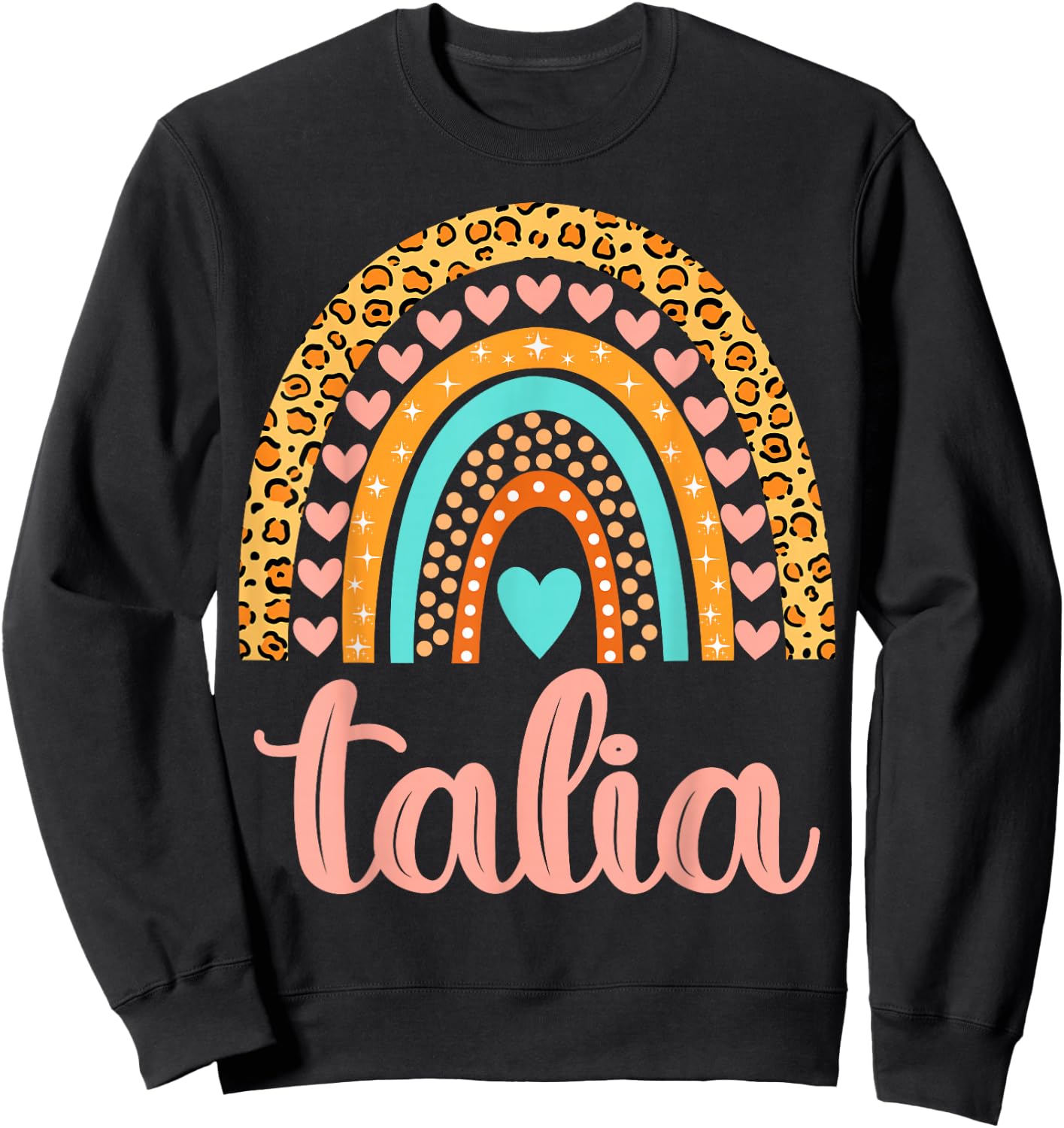 Talia Talia Name Birthday Shirt Gift Sweatshirt - Sweatshirt | Black