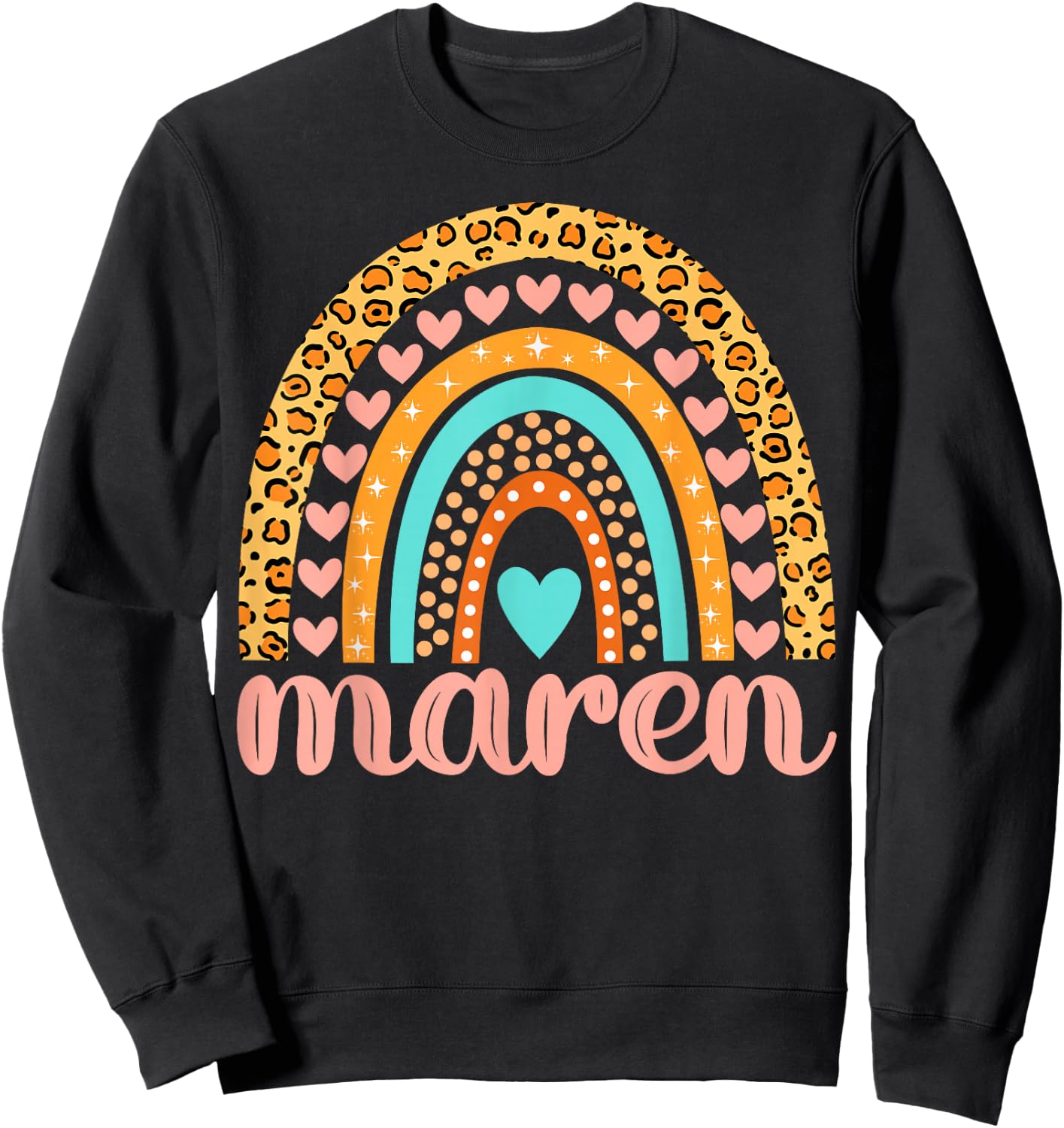 Maren Maren Name Birthday Shirt Gift Sweatshirt - Sweatshirt | Black